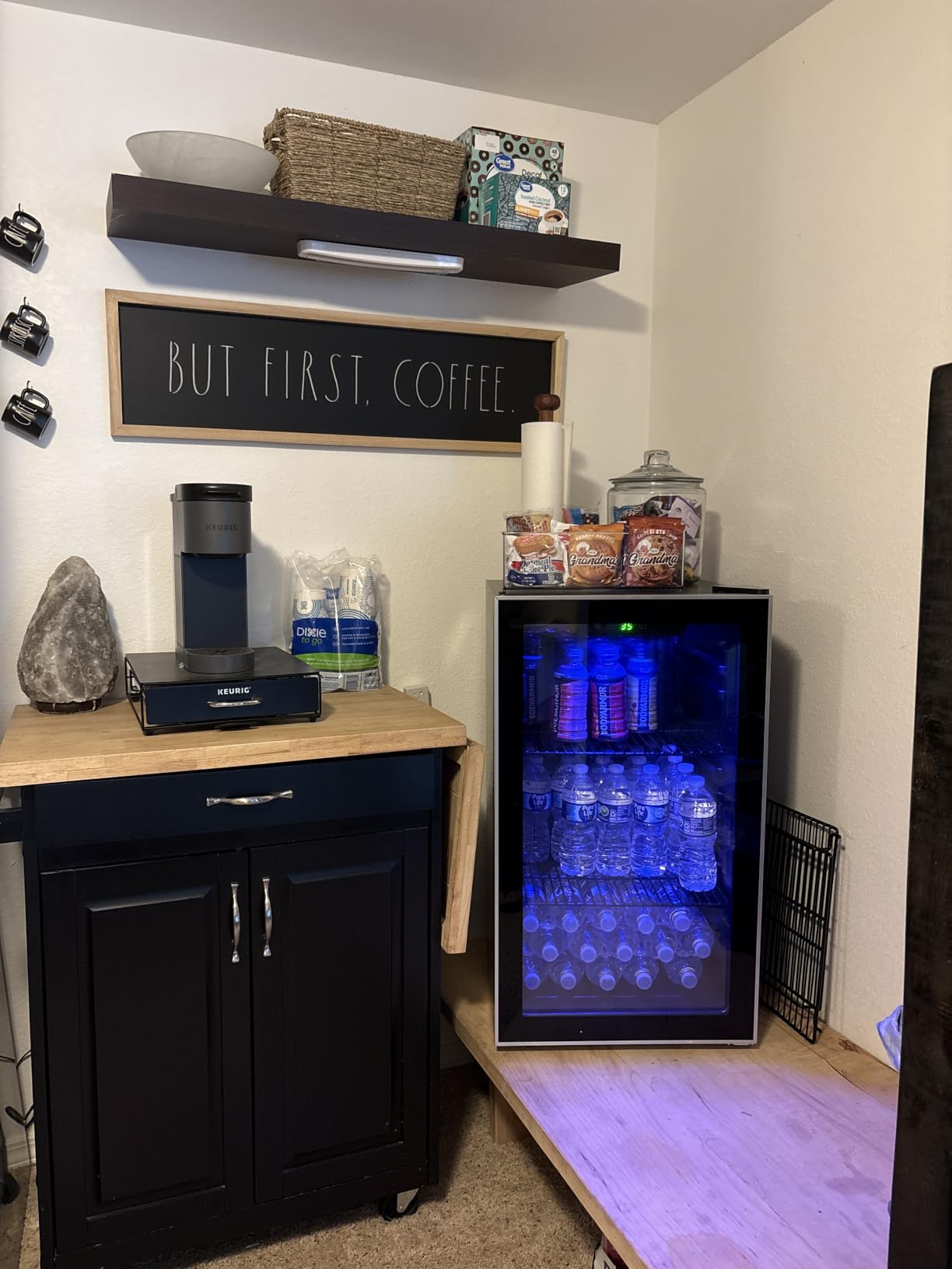 Electactic Mini Fridge 130 Can Beverage Refrigerator Cooler, 3.2 Cu.Ft Drink Fridge for Soda Wine Beer, Adjustable Temperature Control for Home Office, Black customer photo 1