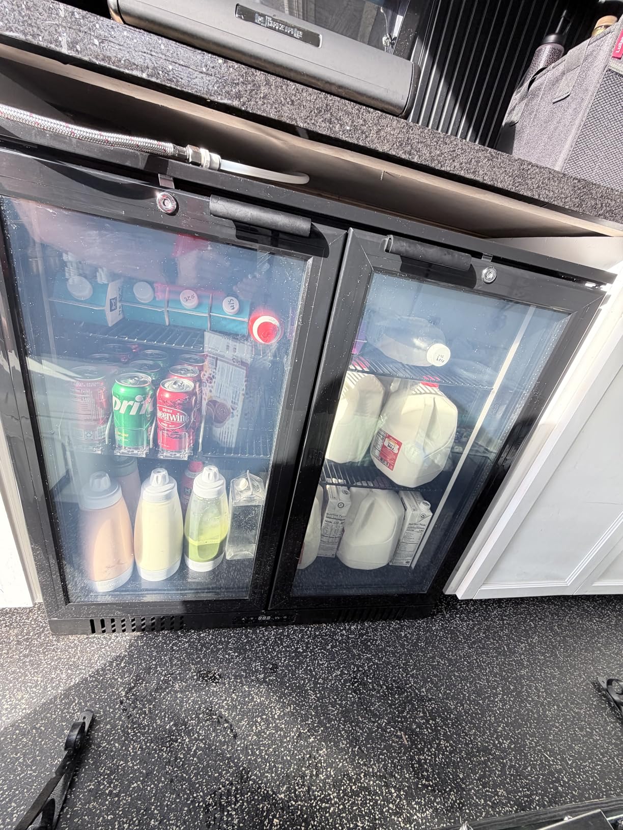 FoMup Commercial Display Refrigerator with Reversible Glass Door, Upright Beverage Cooler Merchandiser, Drink Fridge with Door Lock for Restaurant Supermarket Convenience Store, 13.8 Cu.Ft customer photo 1