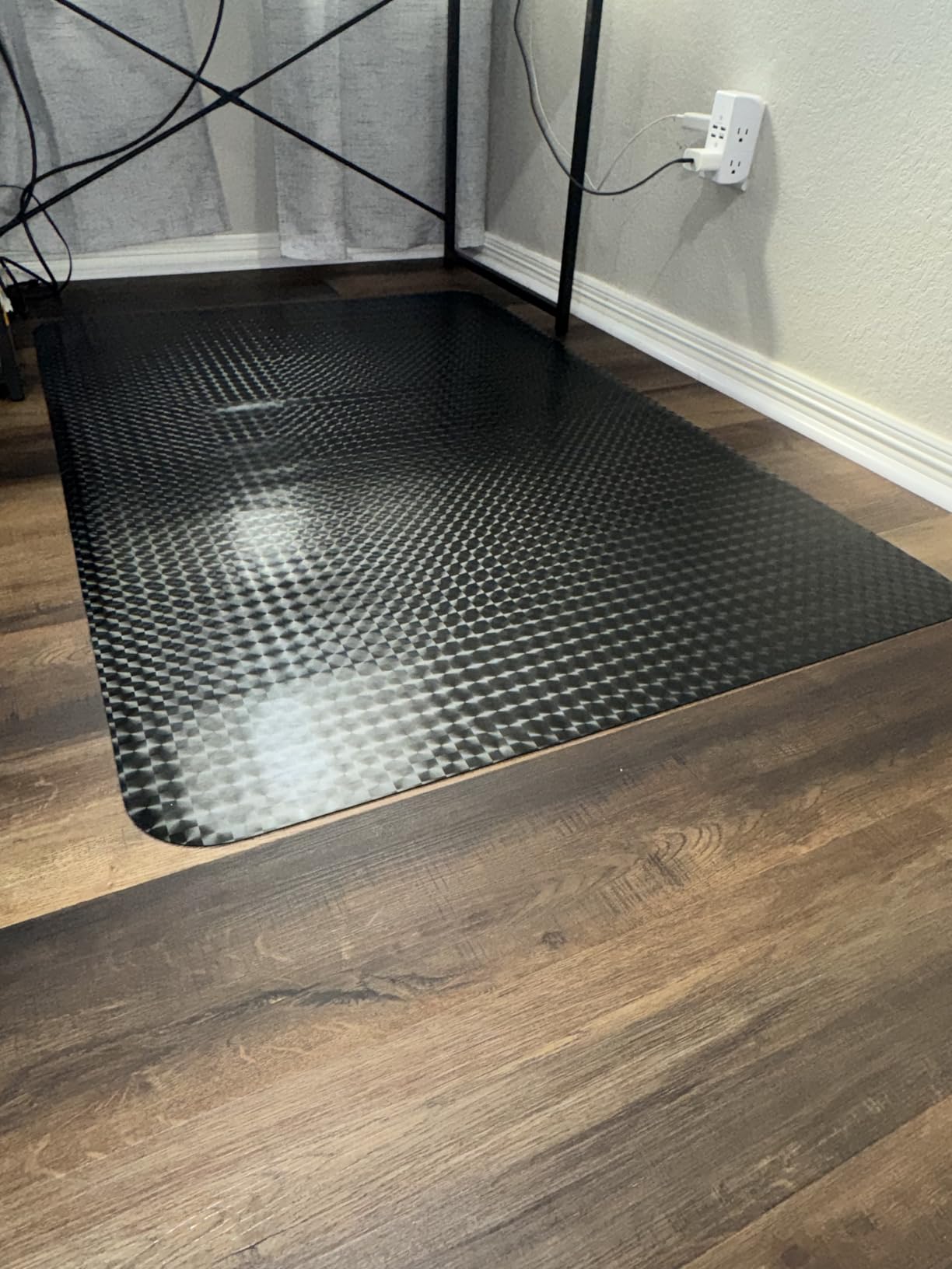 Vicwe Gaming Chair Mat for Hardwood Floor, 48