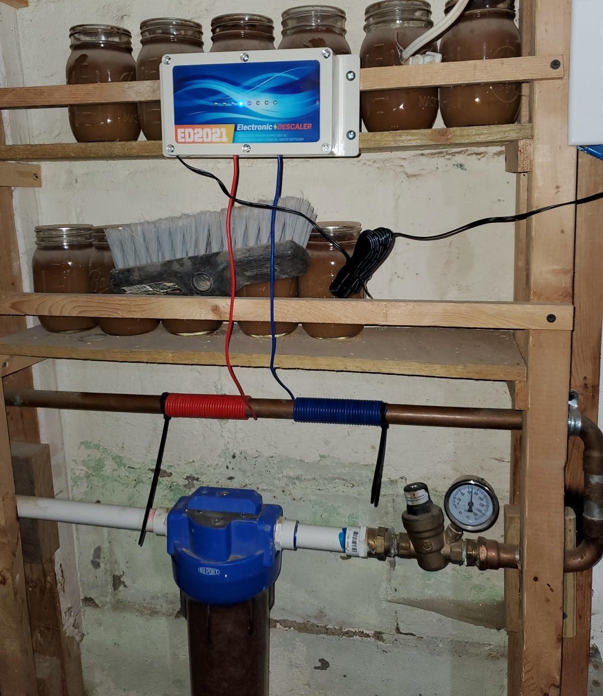 Whole House Electronic Water Descaler, Salt Free Hard Water Conditioner, Reduces Limescale and Rust Buildup, Easy Installation, Chemical Free Solution for Whole House customer photo 1
