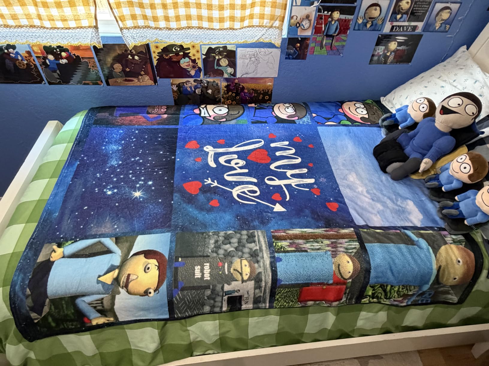 Fathers Day Custom Gift for Dad Husband Blankets with Picture, Personalized Photo Blanket for Dad Mom Couples Birthday Gifts, Teen Girls Boys Throw Blankets Birthday Gifts customer photo 1