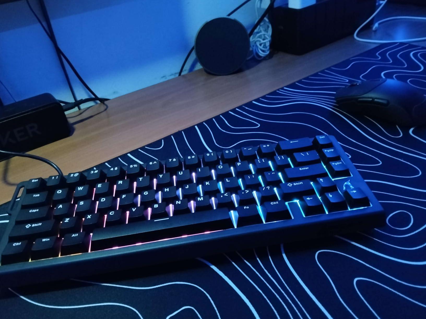 ATTACK SHARK X68 HE Rapid Trigger Mechanical Gaming Keyboard 60% Wired TKL with Adjustable Actuation, Hall Effect Magnetic Switch, 8KHz Polling Rate, RGB Backlit, Top Mount for PC Mac Esport Gamer customer photo 1