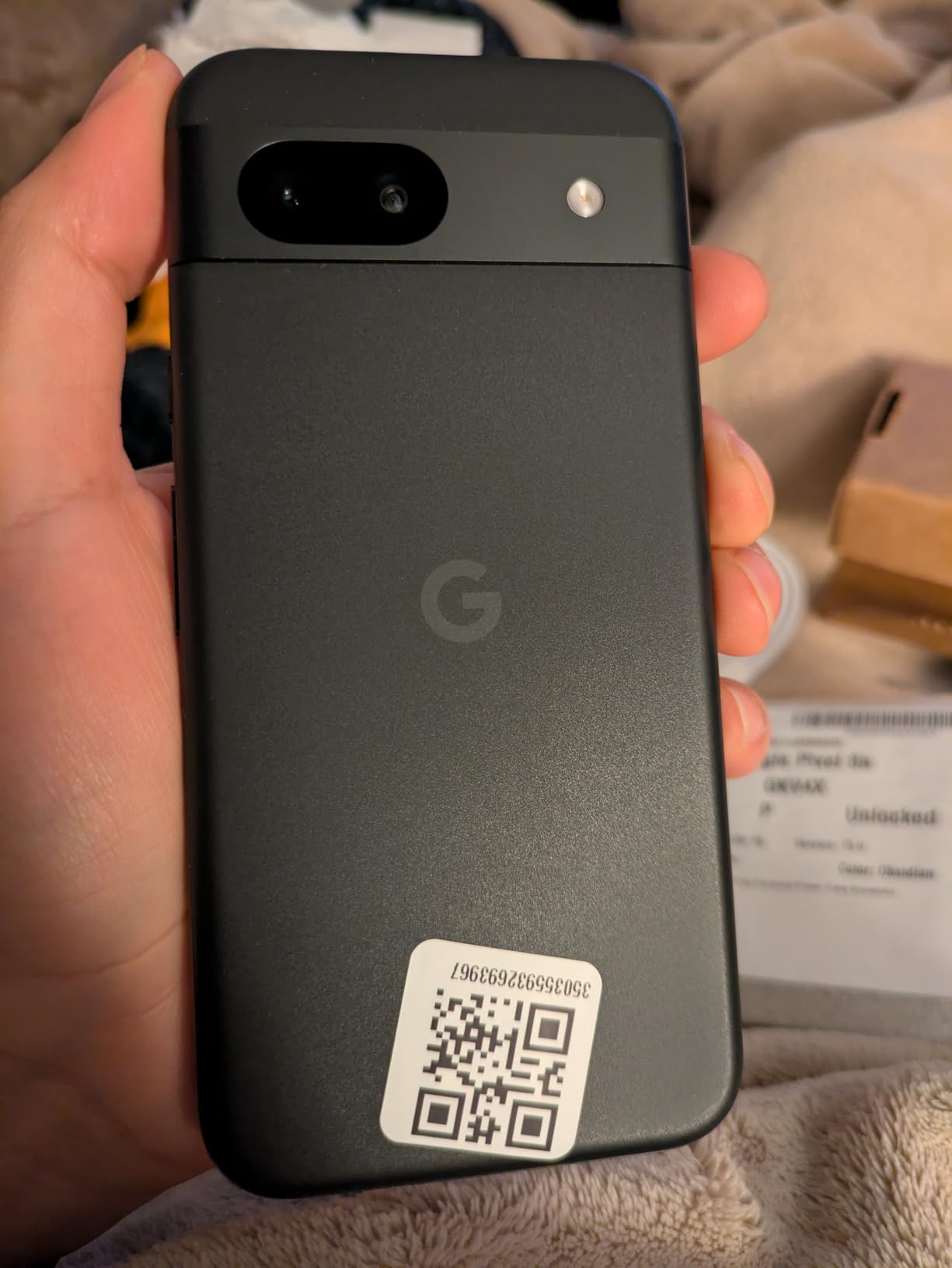 Google Pixel 8a 5G, 128GB + 8GB RAM, Aloe - Unlocked (Renewed) | Tensor G3 4nm customer photo 1