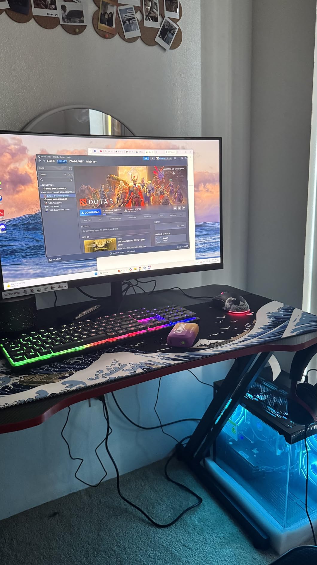 Redragon K521 Upgrade Rainbow LED Gaming Keyboard, 104 Keys Wired Mechanical Feeling Keyboard with Multimedia Keys, One-Touch Backlit, Anti-Ghosting, Compatible with PC, Mac, PS4/5, Xbox customer photo 2