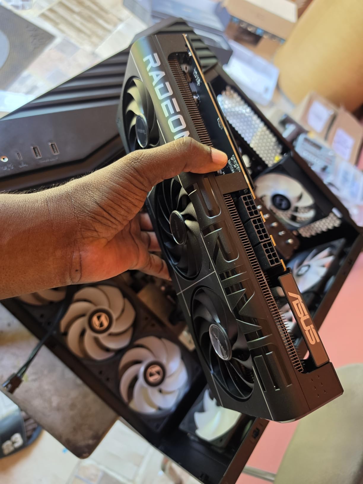 ASUS Prime AMD Radeon RX 9070 XT 16GB GDDR6 OC Edition Graphics Card (PCIe 5.0, HDMI/DP 2.1, 2.5-Slot Design, Axial-tech Fans, Ball Bearings, Dual BIOS, GPU Guard), 3 Year Warranty customer photo 1