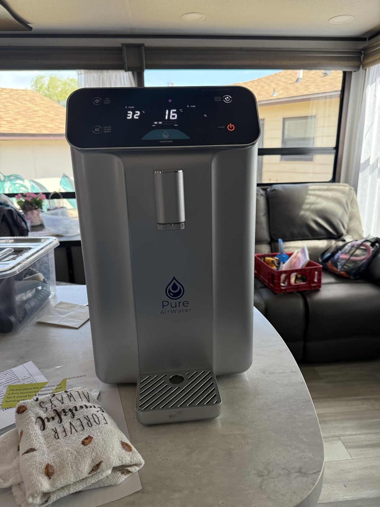 Atmospheric Water Generator/Pure AirWater A10/Make Water from Air customer photo 1