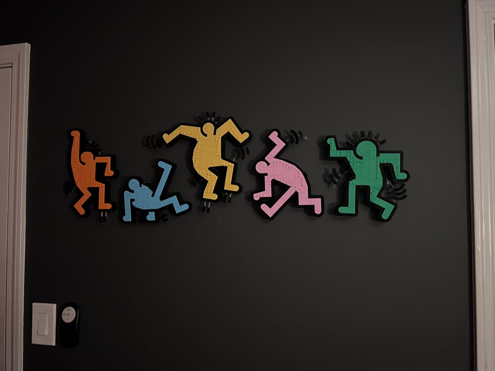 LEGO Art Keith Haring – Dancing Figures - Home Decor Building Set for Adults - Wall Art Decor - Gift Idea for Men, Women who Enjoy DIY Arts and Crafts - 31216 customer photo 1