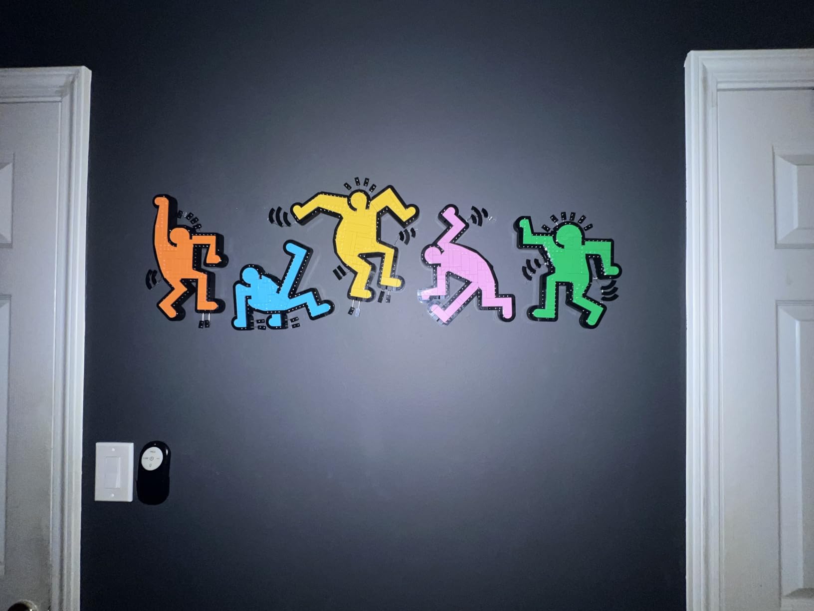 LEGO Art Keith Haring – Dancing Figures - Home Decor Building Set for Adults - Wall Art Decor - Gift Idea for Men, Women who Enjoy DIY Arts and Crafts - 31216 customer photo 2