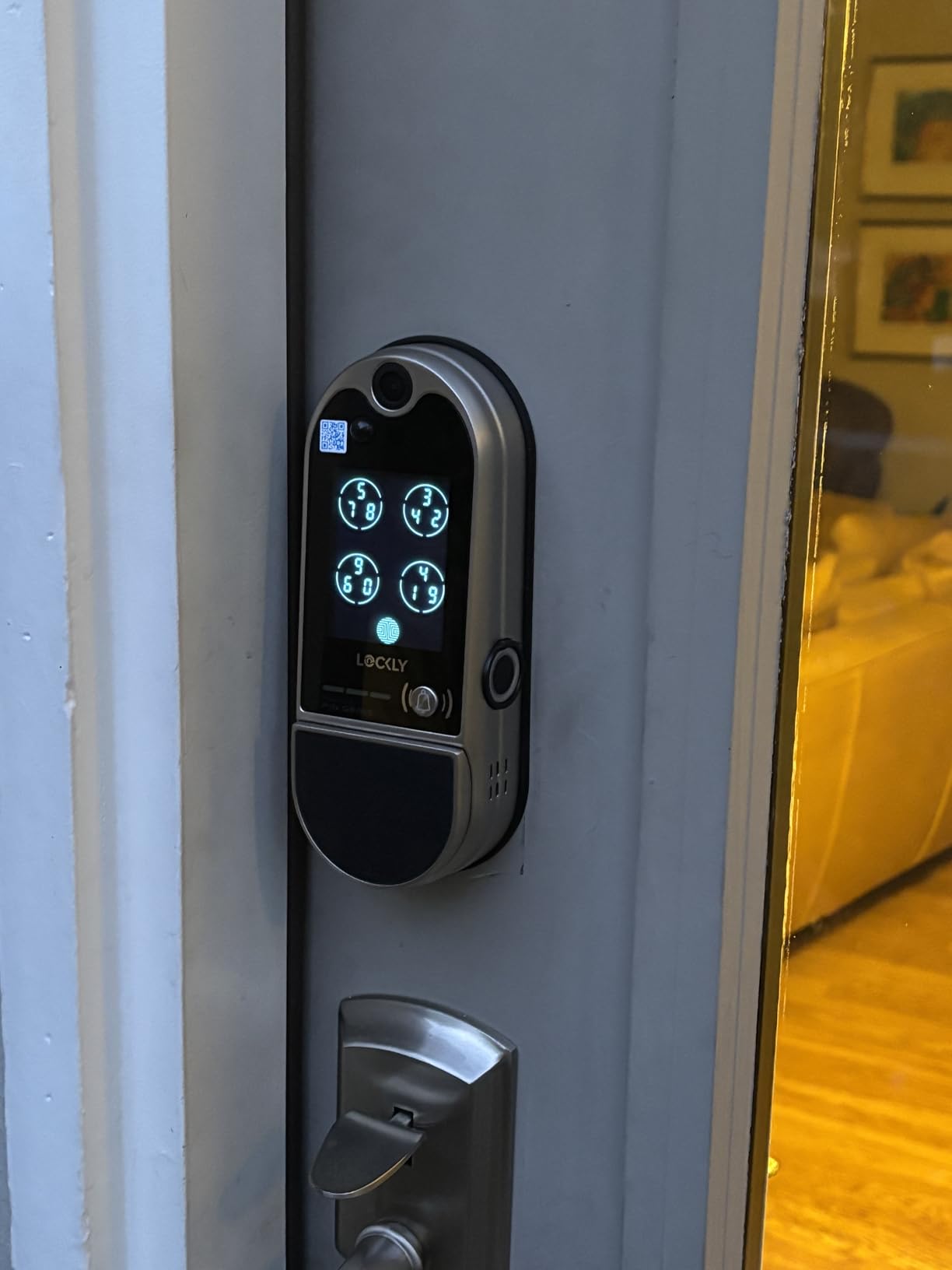 Lockly Vision Elite Video Smart Lock with Camera, Smart Wi-Fi Deadbolt for Front Door, PIN Genie Keypad, Fingerprint Door Lock, Motion Sensor, App Remote Control, 2-Way Audio Doorbell, No Monthly Fee customer photo 2