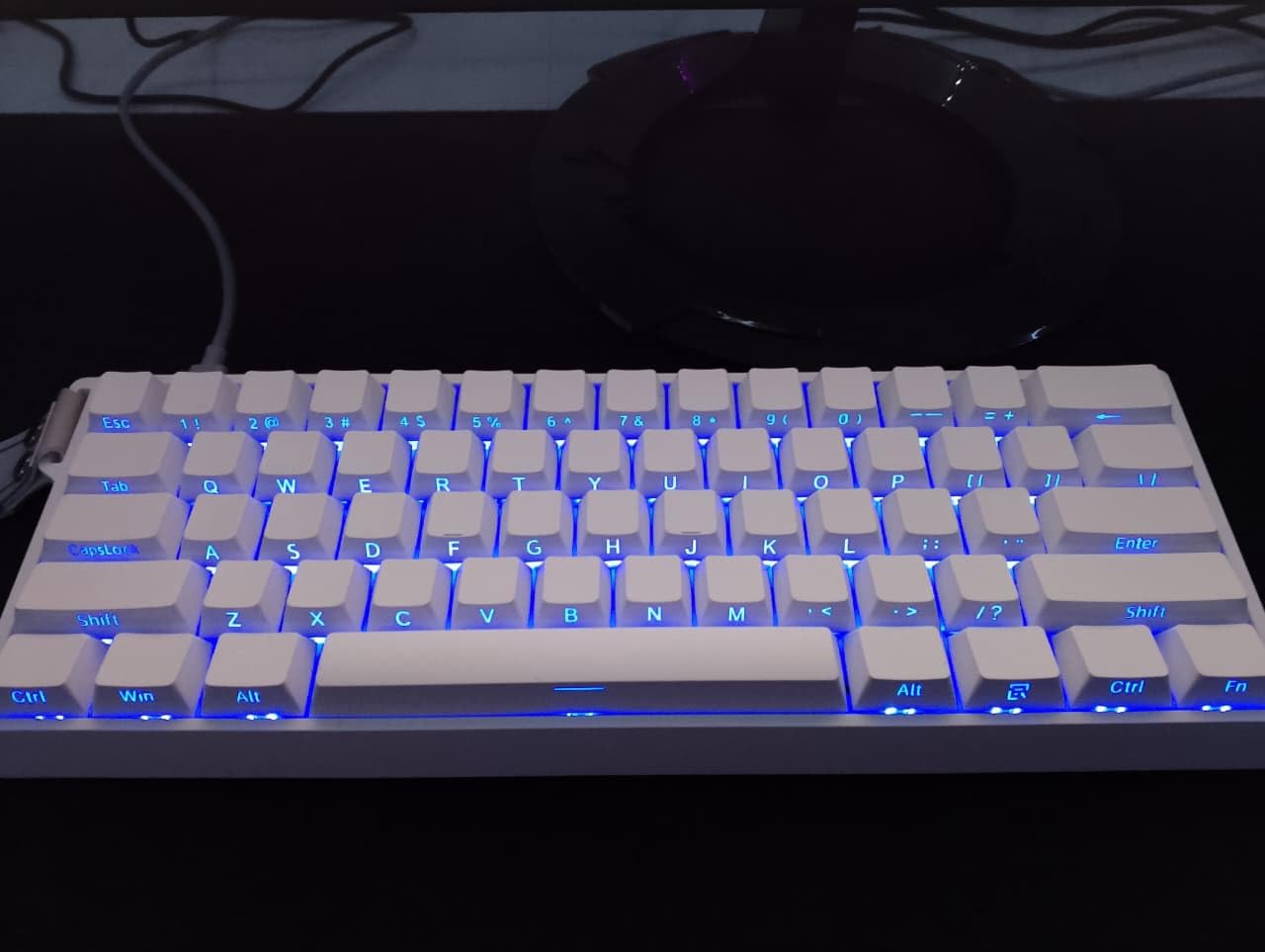 Aula WIN60 HE - 60% Mechanical Gaming Keyboard Wired, Magnetic Switch Hot Swappable, Adjustable Actuation Rapid Trigger Mode, 8000 Hz Polling Rate, RGB Small Keyboard 60 Percent Compact Design for PC customer photo 1