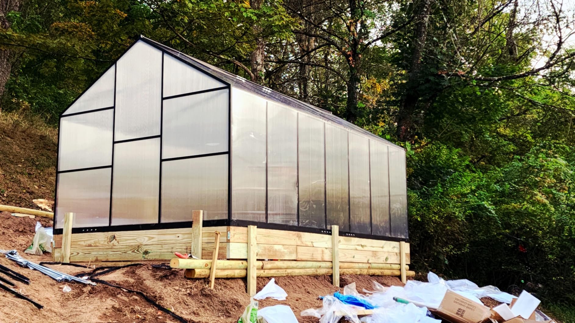 6x4FT Greenhouse with Hygrometer, Windproof Warm Plant Green Houses customer photo 1
