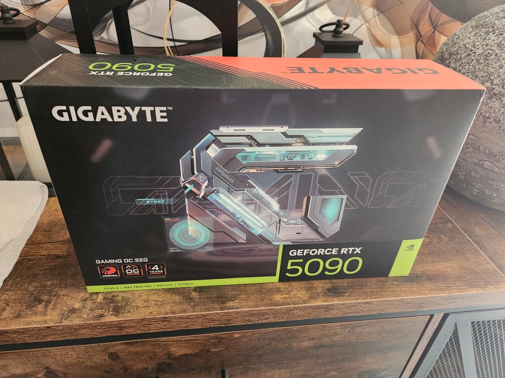Gigabyte GeForce RTX 5090 Gaming OC 32G Graphics Card - 32GB GDDR7, 512bit, PCI-E 5.0, 2550MHz Core Clock, 3 x DP 2.1a, 1 x HDMI 2.1b, NVIDIA DLSS 4, GV-N5090GAMING OC-32GD customer photo 1