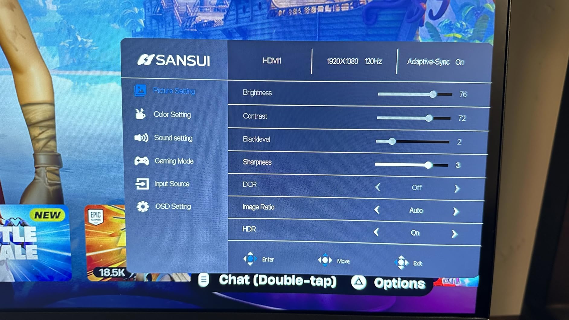 SANSUI Gaming Monitor 24.5