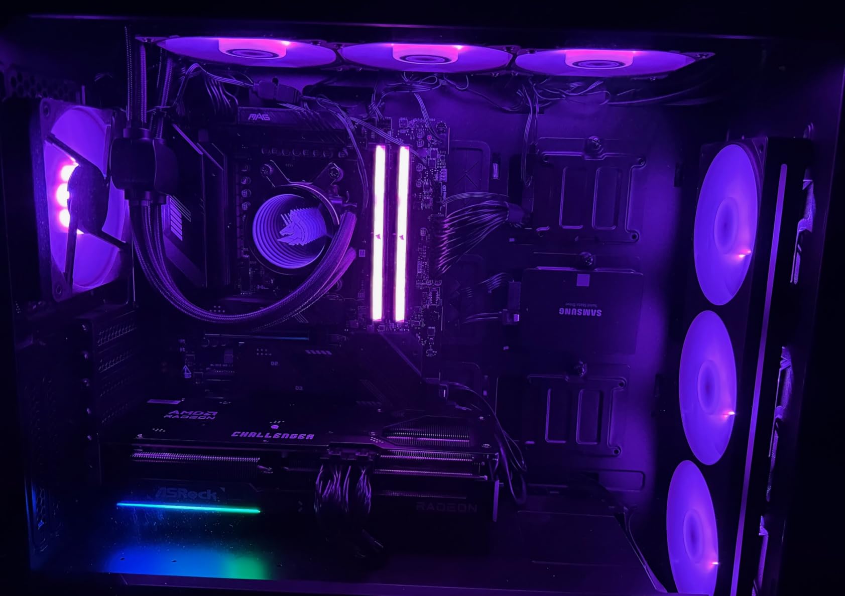 Radeon RX 9070 Challenger 16GB OC Graphics Card, RDNA 4, 2520MHz Boost, 16GB GDDR6 256-bit, PCIe 5.0, Triple Fans, 0dB Silent, LED Indicator customer photo 1