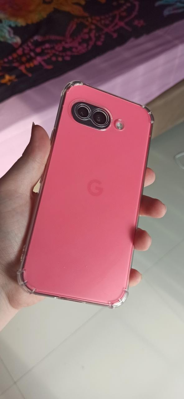 Google Pixel 9a with Gemini - Unlocked Android Smartphone with Incredible Camera and AI Photo Editing, All-Day Battery, and Powerful Security - Peony - 128 GB customer photo 2