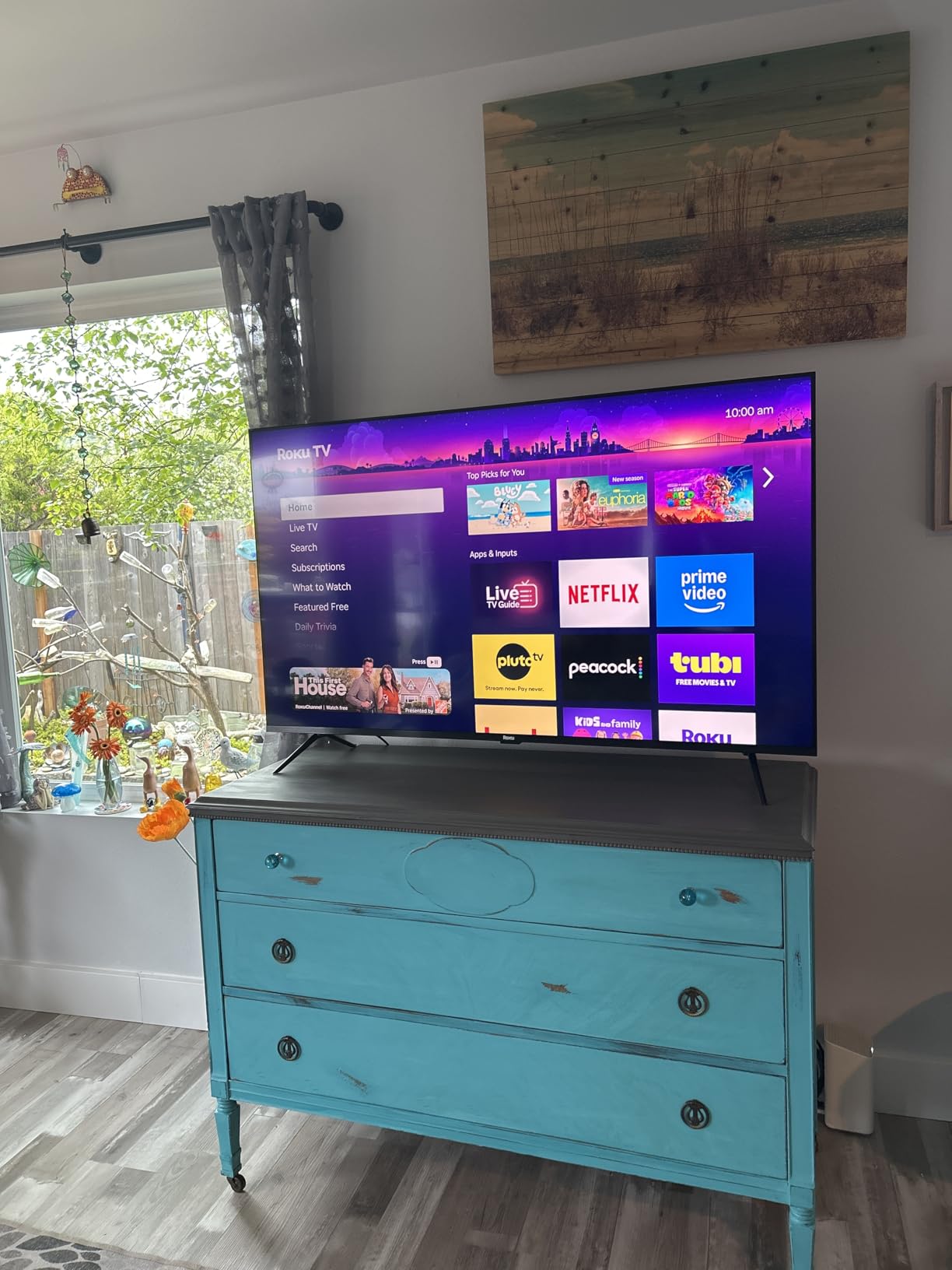 Roku Smart TV - 55-Inch Plus Series, Mini-LED TV - RokuTV with Enhanced Voice Remote - Flat Screen 4K QLED Television with Dolby Vision & Wi-Fi customer photo 1
