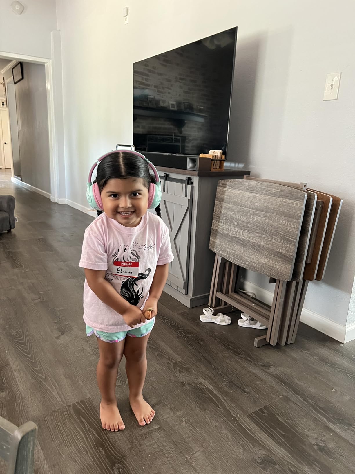 iClever BTH27 Toddler Headphones for 2+ Year Old - CPC Certified, 75/80dBA Safe Volume Limited, 74H Playtime, Bluetooth 5.4, BPA Free customer photo 1