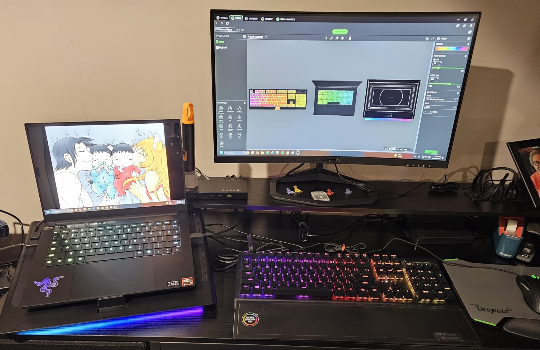 Razer Blade 14 (2025) Gaming Laptop: NVIDIA GeForce RTX 5070 - AMD Ryzen AI 9 365 CPU - 3K 120Hz OLED Display - 32GB LPDDR5X RAM - 1TB SSD - Thin & Lightweight - Chroma RGB - Windows - Black customer photo 1