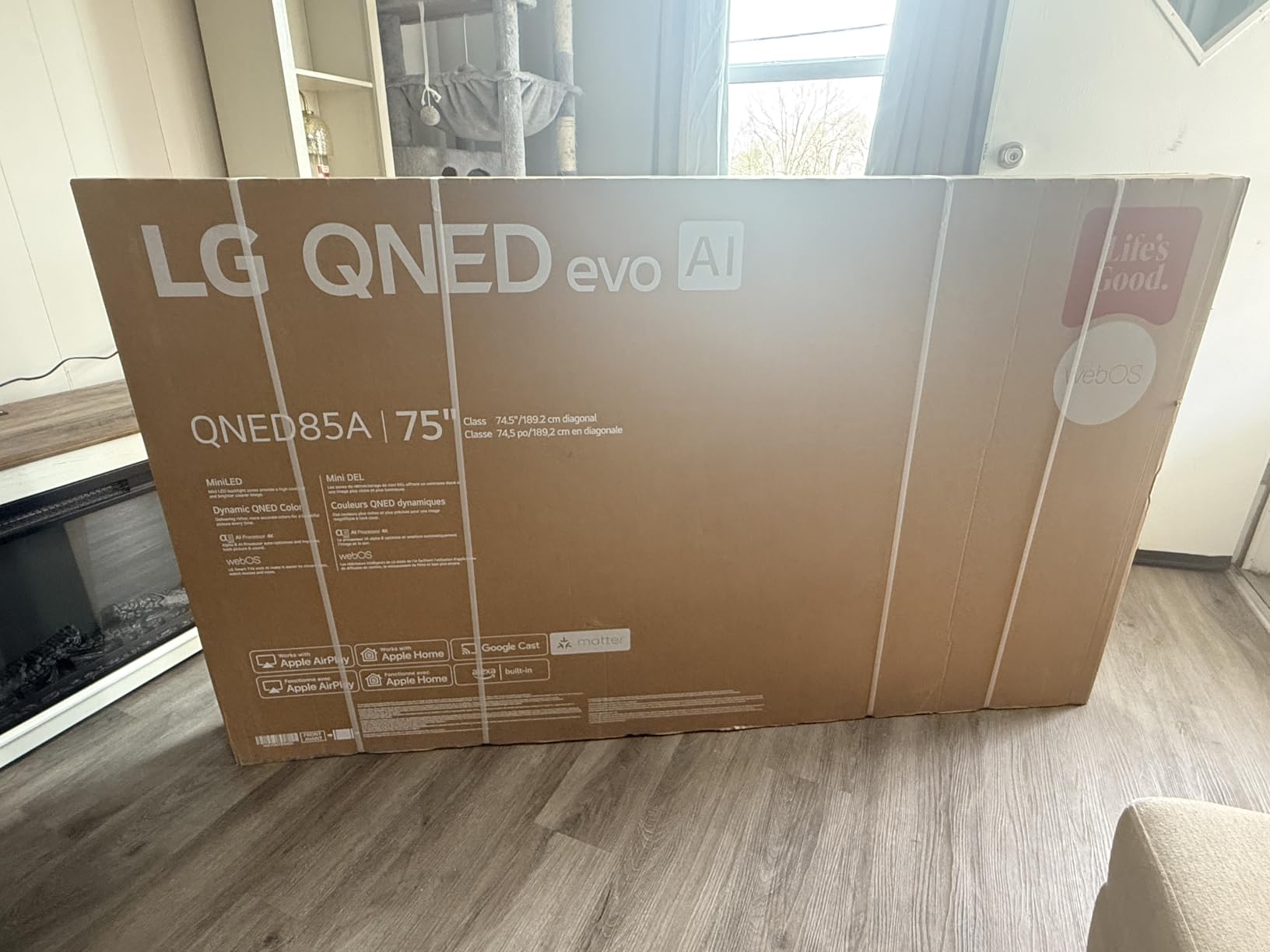 LG 55-Inch Class QNED evo AI QNED85A Series Mini LED 4K Smart TV w/AI Picture, AI Sound, HDR10, AI Super Upscaling 4K, Filmmaker Mode, Wow Orchestra, Alexa Built-in (55QNED85AUA, 2025) customer photo 1