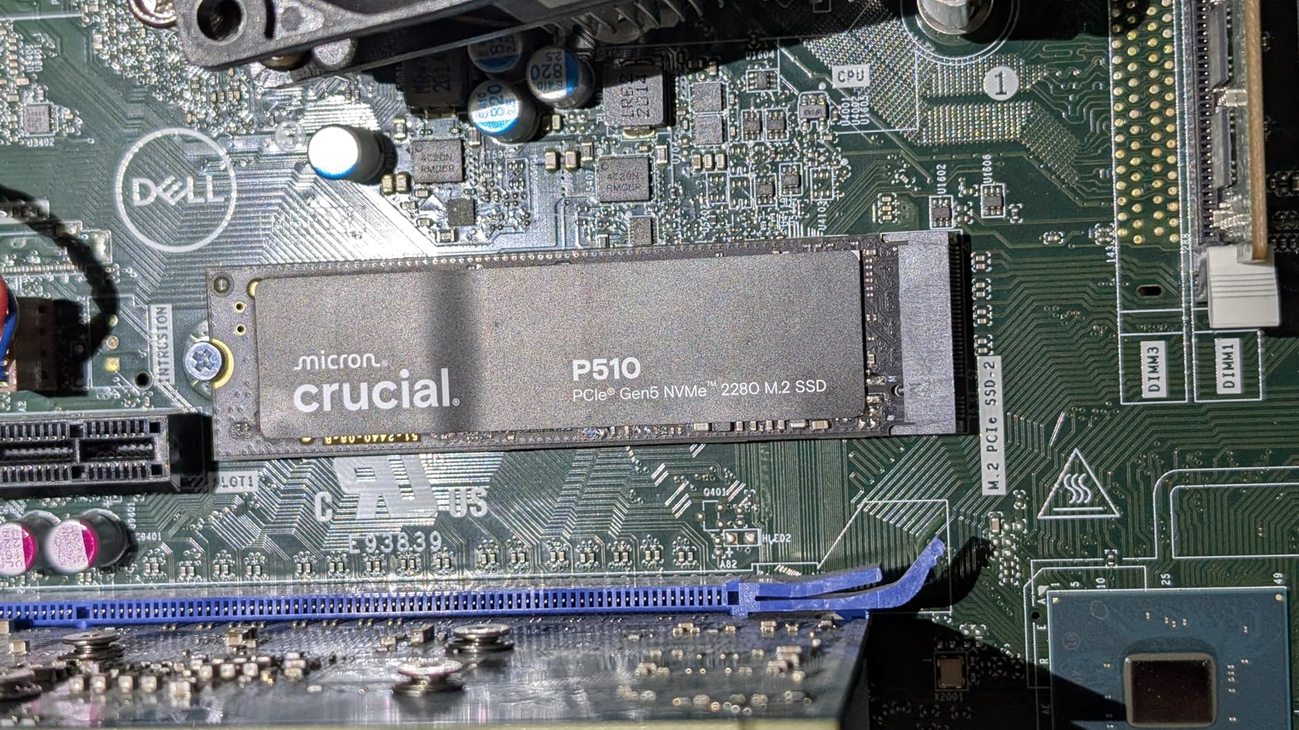 Crucial P510 PCIe Gen5 NVMe 1TB SSD, Up to 11,000MB/s, TLC NAND, Laptop & Desktop (PC) Compatible, for Gamers & Creatives, Solid State Drive - CT1000P510SSD8-01 customer photo 2