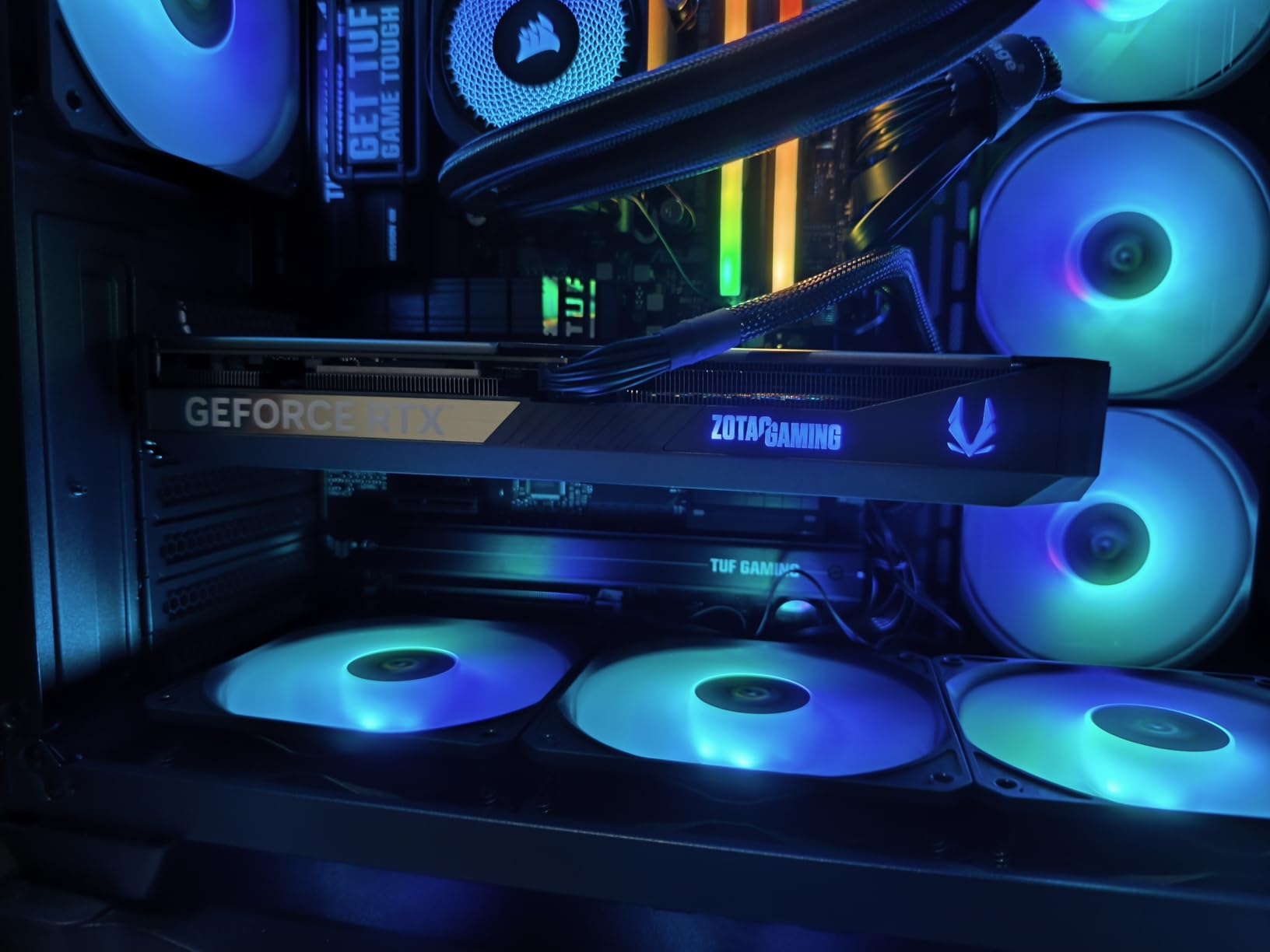 ZOTAC Gaming GeForce RTX 5070 Solid OC DLSS 4 12GB GDDR7 192-bit 28 Gbps PCIE 5.0 Gaming Graphics Card, IceStorm 2.0 Cooling, Spectra RGB Lighting, ZT-B50700J-10P customer photo 1