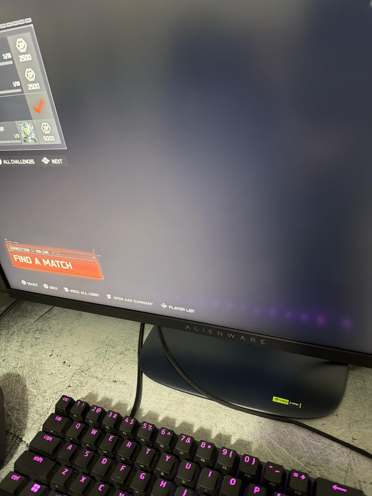 Alienware 27 Gaming Monitor - AW2725DM - 27-inch QHD 180Hz 1ms Display, IPS, NVIDIA G-SYNC, AMD Freesync, VESA AdaptiveSync customer photo 1