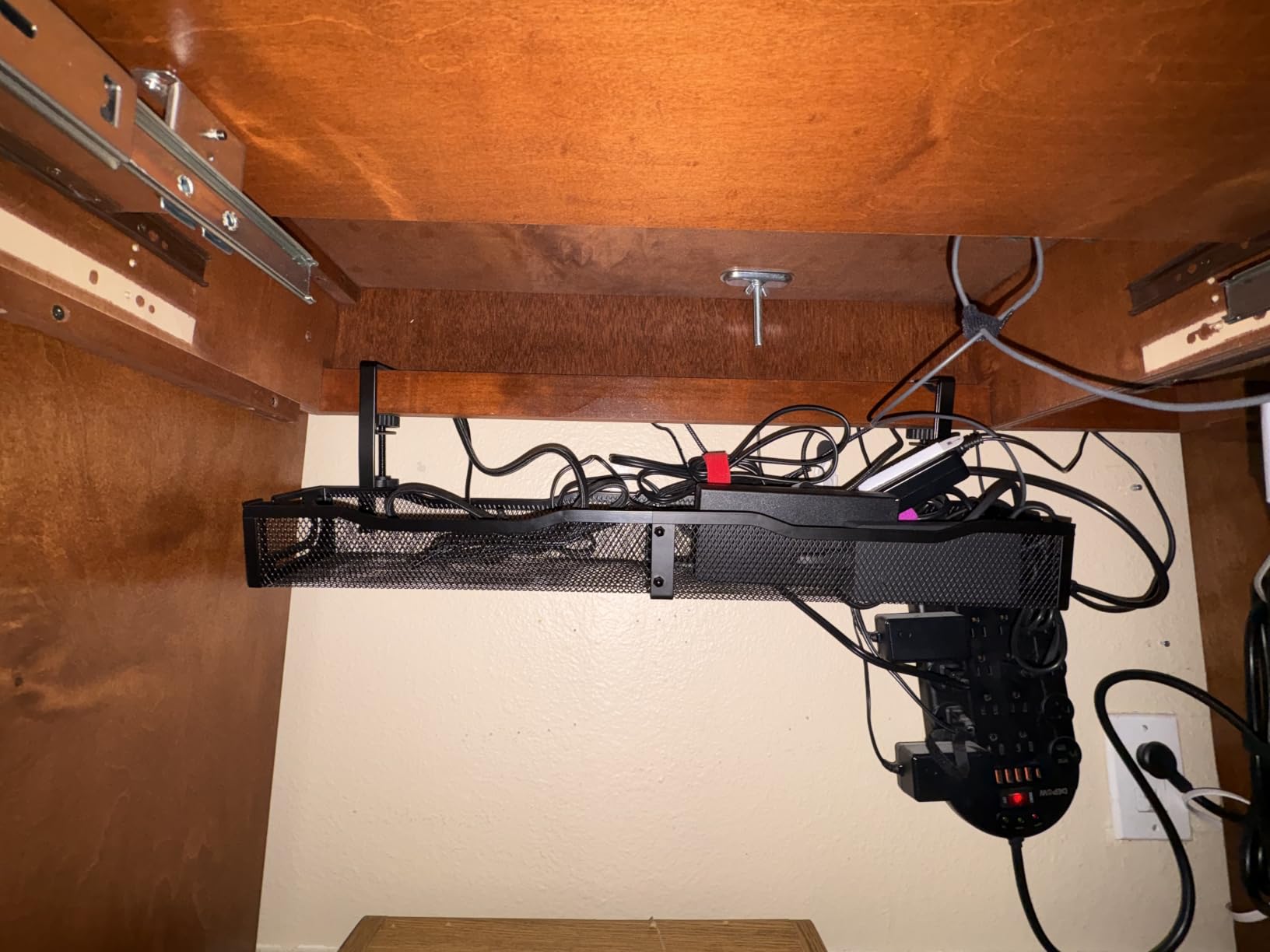 Cable Management, 25'' Cable Management Under Desk, Cable Tray customer photo 2