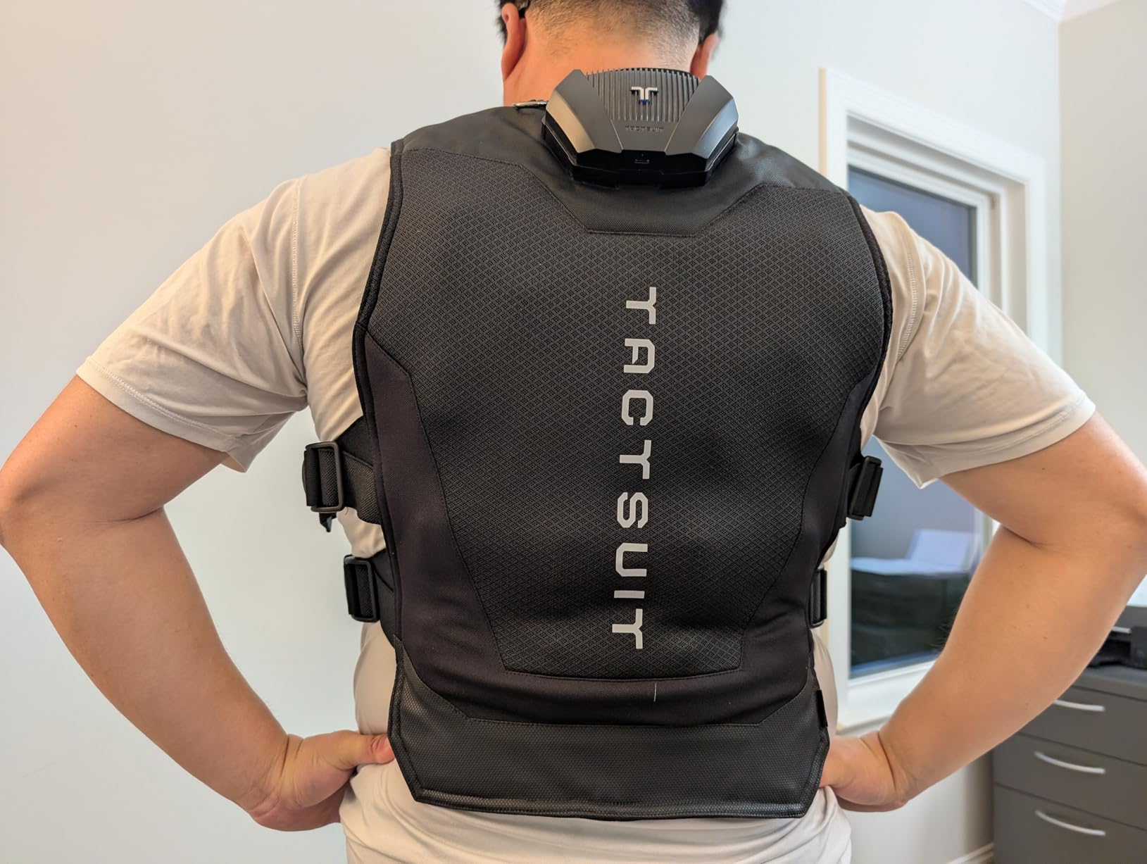 bHaptics TactSuit Pro | Premium Immersive Haptic Vest for VR & Gaming | Sim Racing, Music | 32 Feedback Motors customer photo 1