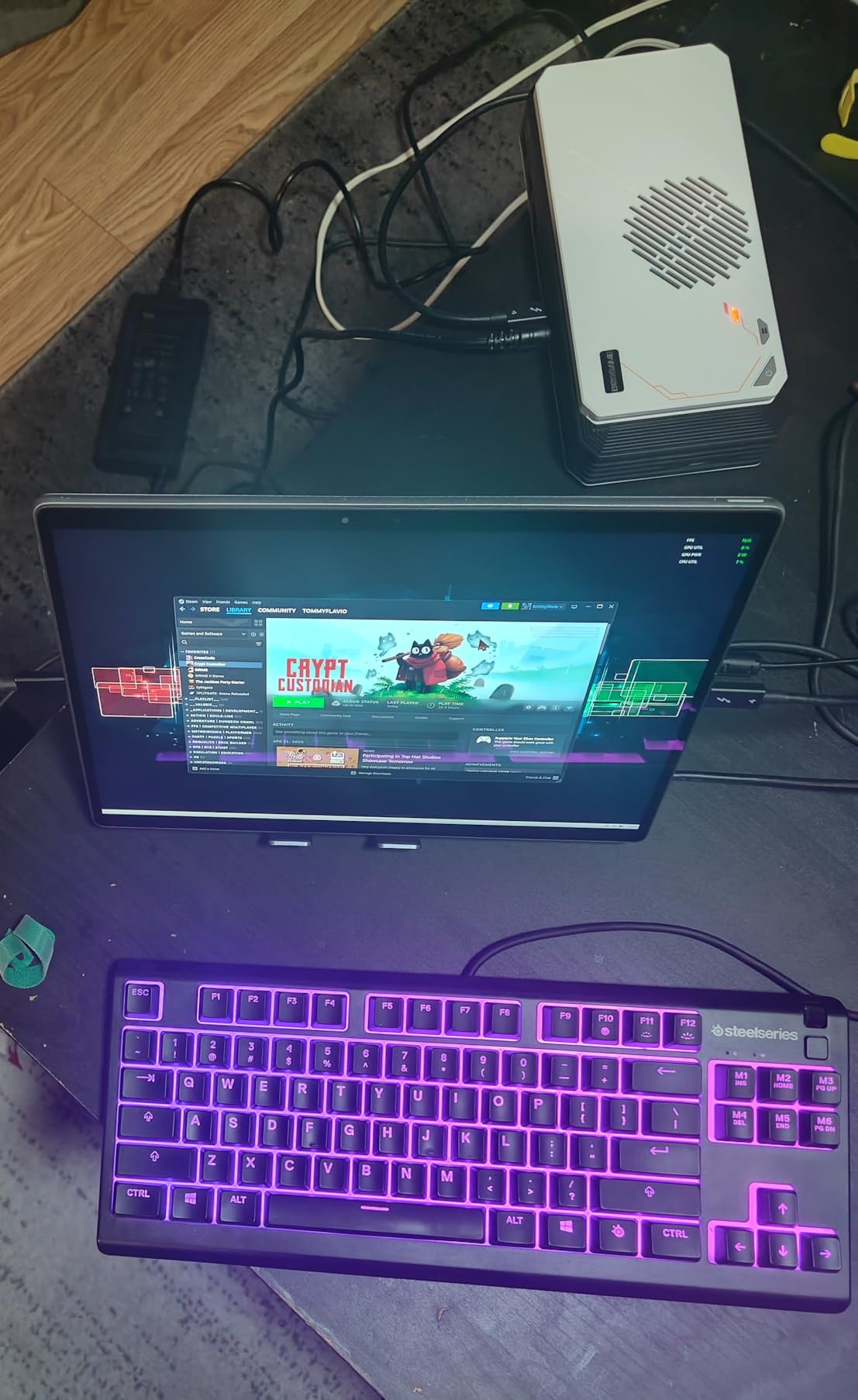 BOSGAME eGPU Graphic Card Dock Expansion Card, Radeon RX 7600M XT 8GB GDDR6 RDNA3 Architecture M.2 2280 Oculink, Support Thunderbolt 3 AndThunderbolt 4 customer photo 1