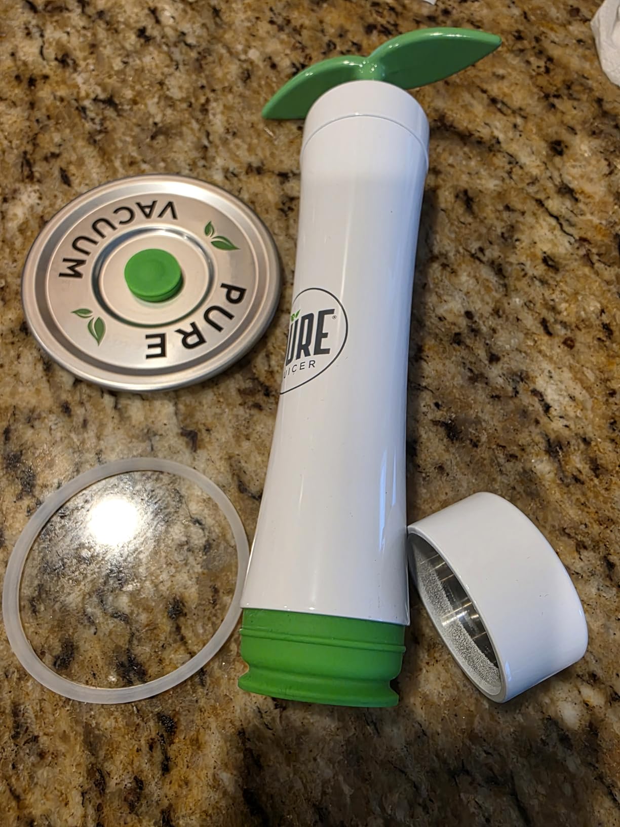 PURE MVP Mason Jar Vacuum Sealer Kit | 3X Faster & 8X the Vacuum of Electric | Premium Handheld High-Suction Vacuum Sealer for Jars | Perfect Seal for Juice, Smoothies, Food for Maximum Freshness customer photo 1