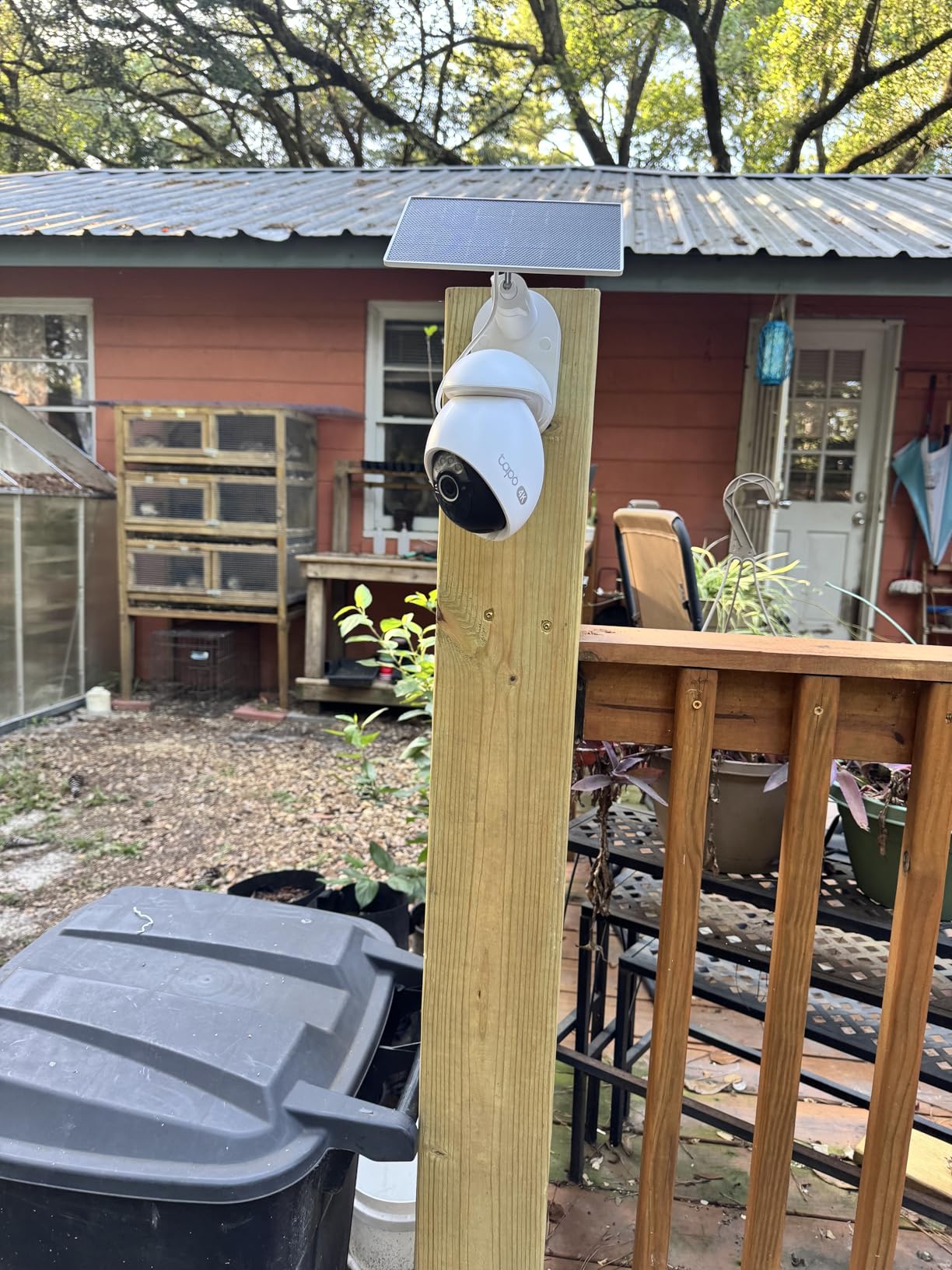 Tapo 4K Outdoor Pan/Tilt Wireless Security Camera - Battery with Solar Charging, 360 Motion Track, 24/7 Capture, Person/Vehicle Detection, Subscription-Free Local Storage or Optional Cloud, C660 KIT customer photo 1