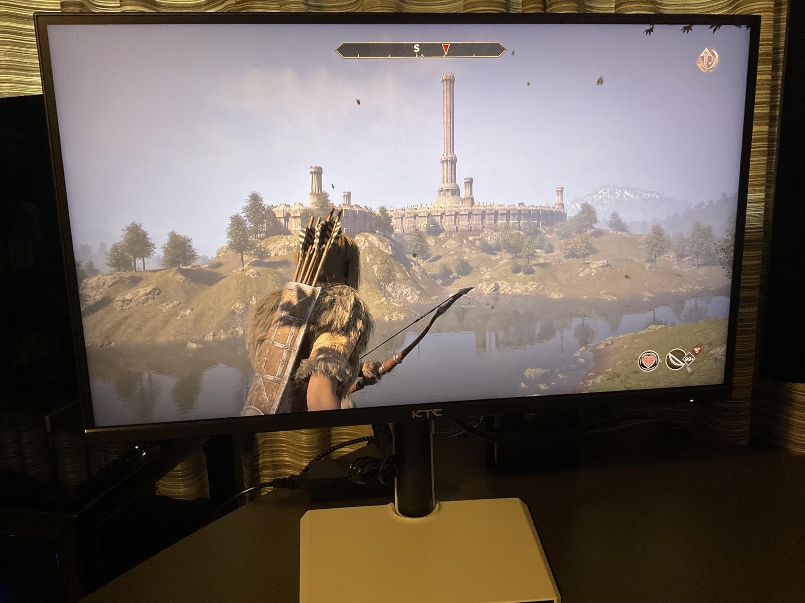 KTC QHD Mini LED Monitor 27 Inch, 1440P 180Hz Gaming PC Monitor, HDR 1400, HDMI2.0, DP1.4, USB, Swivel/Height/Pivot/Tilt Adjustable, VESA Support, White, M27T6 customer photo 1