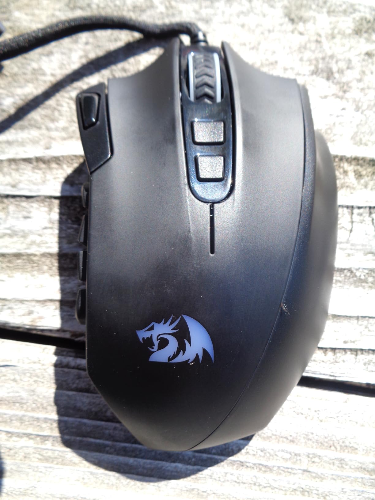 Redragon M921 MMO Gaming Mouse, 12400 DPI High Precision Wired RGB Mice w/18 Programmable Buttons, 12 Side Macro Keys, Software Supports for PC Laptop customer photo 2