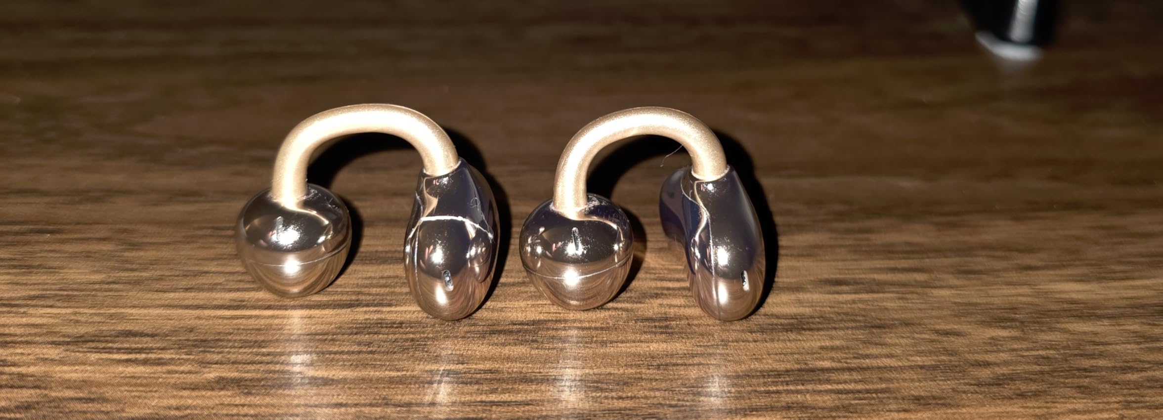 Kinglucky Upgraded Clip-On Earbuds Bluetooth 6.0 Wireless Headphones Open Ear Buds Comfortable Fit & Crystal-Clear Sound, 40H Playtime for Women & Kids Ideal for Small Ears, Sports, Glasses Rose Gold customer photo 1