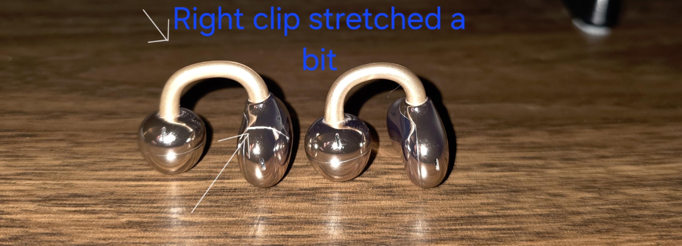 Kinglucky Upgraded Clip-On Earbuds Bluetooth 6.0 Wireless Headphones Open Ear Buds Comfortable Fit & Crystal-Clear Sound, 40H Playtime for Women & Kids Ideal for Small Ears, Sports, Glasses Rose Gold customer photo 2