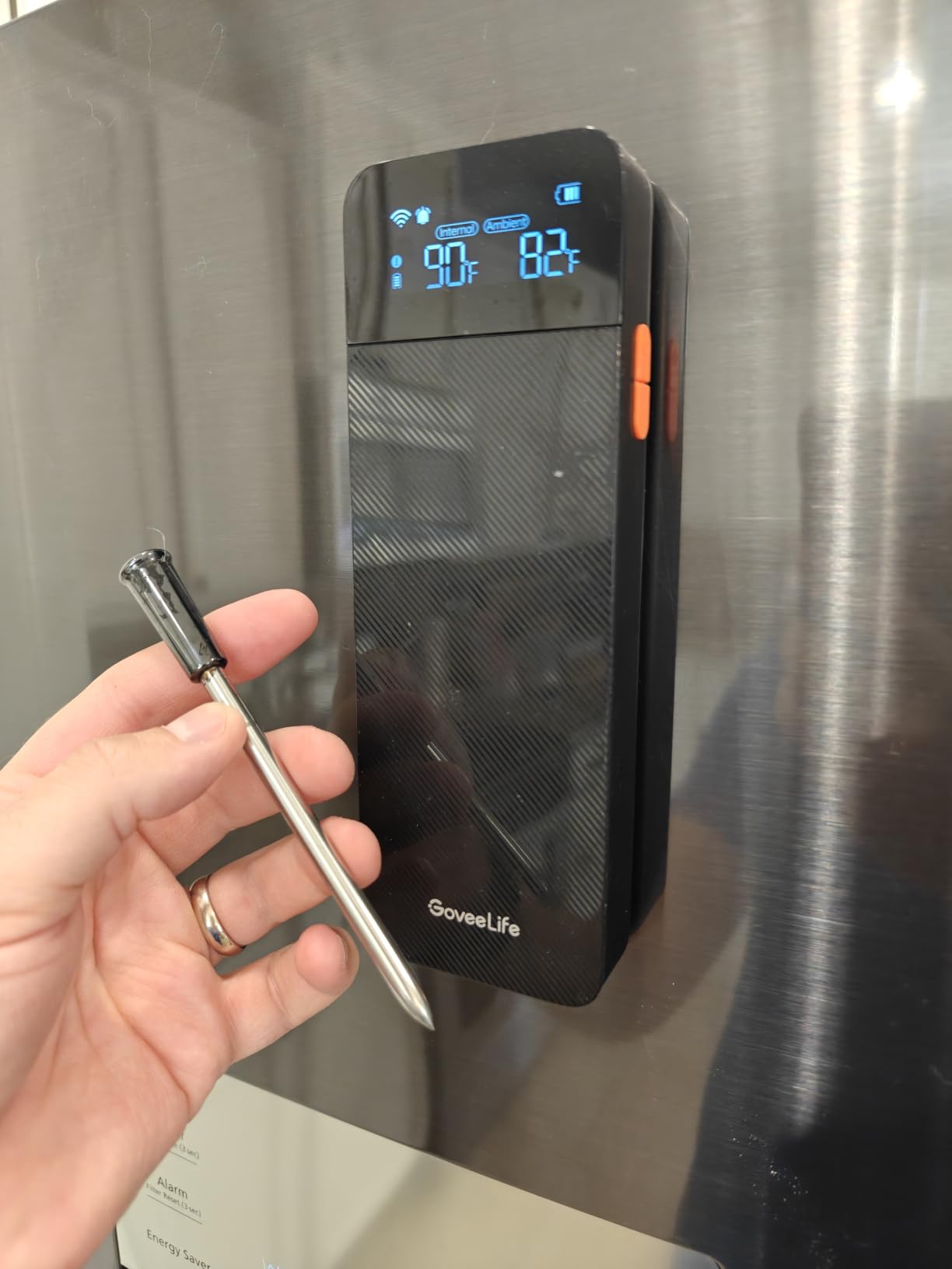 GoveeLife Bluetooth Wireless Meat Thermometer with 4 Probes, WiFi Unlimited Range, ±1.8° Accuracy, IP68 Waterproof Real Time Monitoring Digital Food Thermometer for Kitchen, BBQ, Grill, Oven, Smoker customer photo 2