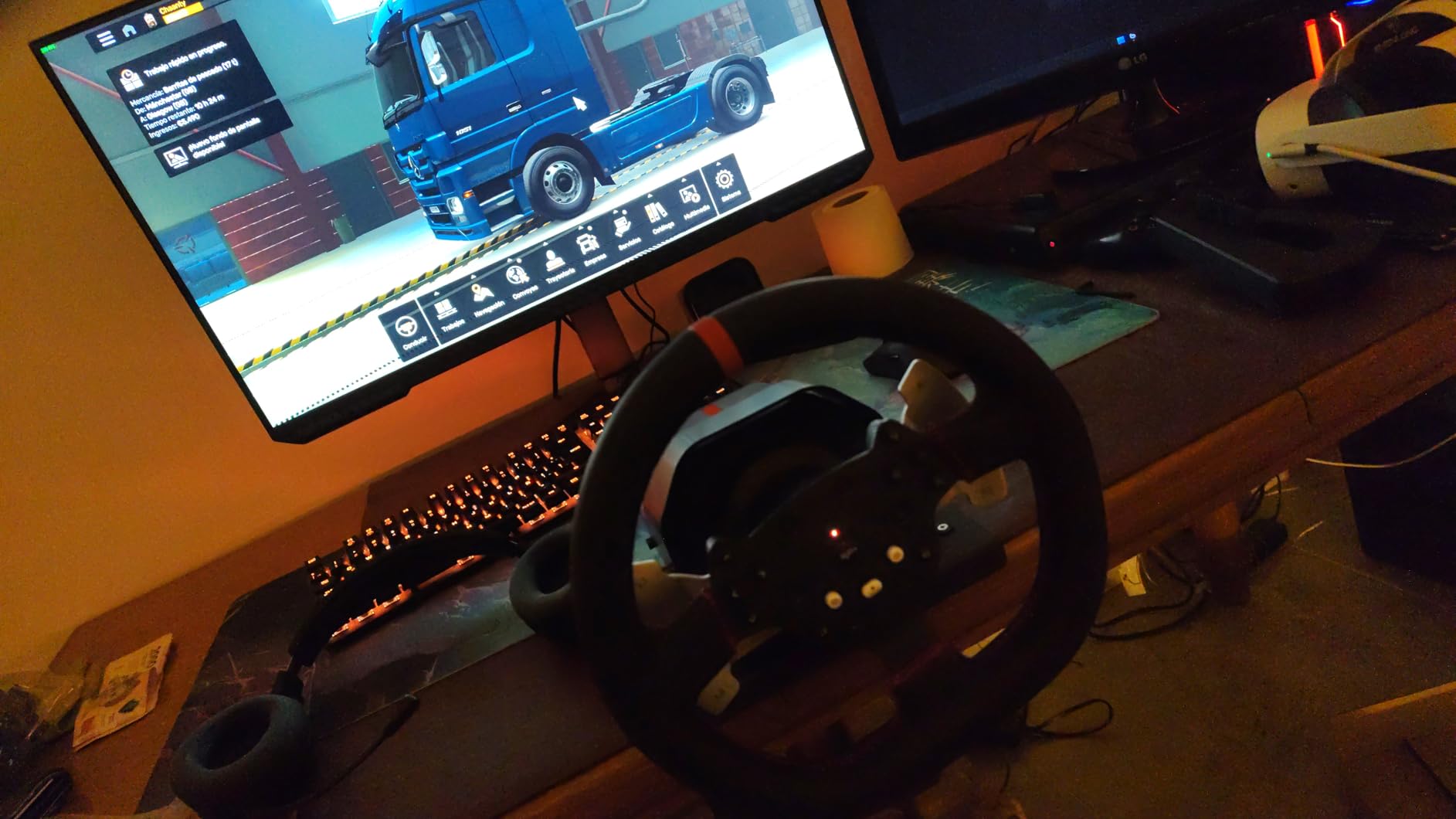 PXN V10 Ultra Direct Drive Racing Wheel, 3.2Nm Force Feedback, Hall Effect Metal Pedals, 4 Aluminum Paddle Shifters, Sim Racing Wheel for PC, PS4, Xbox Series X|S & Xbox One customer photo 2