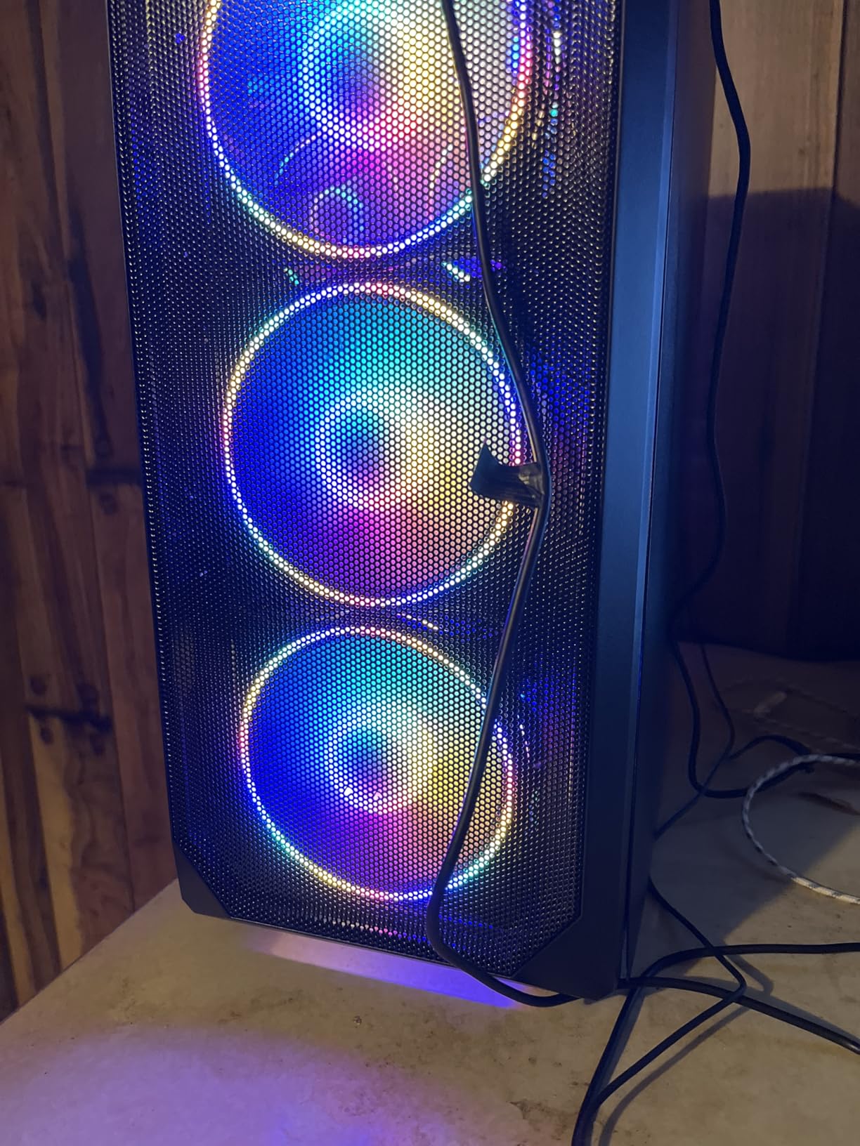 MXZ Gaming PC Computer R5 3500X, RTX3060, 16G DDR4, NVME 500G, 6RGB Fans, Win 11 Pro Ready to use, Gamer Desktop Computer customer photo 1