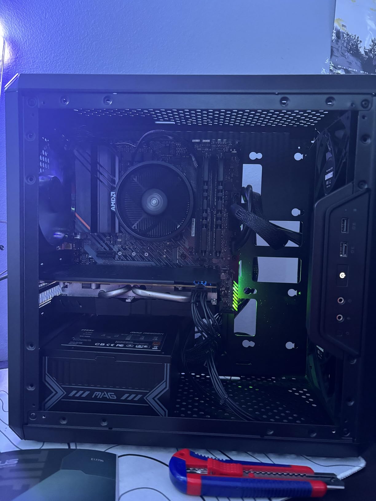 MICRO CENTER AMD Ryzen 5 7600X CPU Processor Bundle with ASUS B650E MAX Gaming WiFi AM5 ATX Motherboard (DDR5, PCIe 5.0, 3X M.2, Wi-Fi 6E) customer photo 1