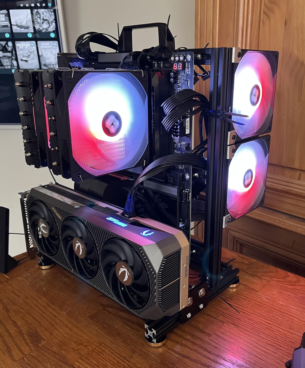 Thermalright TL-C12C-S X3 CPU Fan 120mm ARGB Case Cooler Fan, 4pin PWM Silent Computer Fan with S-FDB Bearing, up to 1550RPM Cooling Fan (3 Pack) customer photo 1