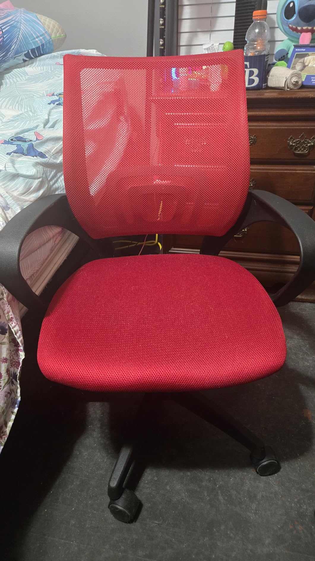 BestOffice Ergonomic Office Chair | Mid-Back Swivel Desk Chair | Dark Black customer photo 2
