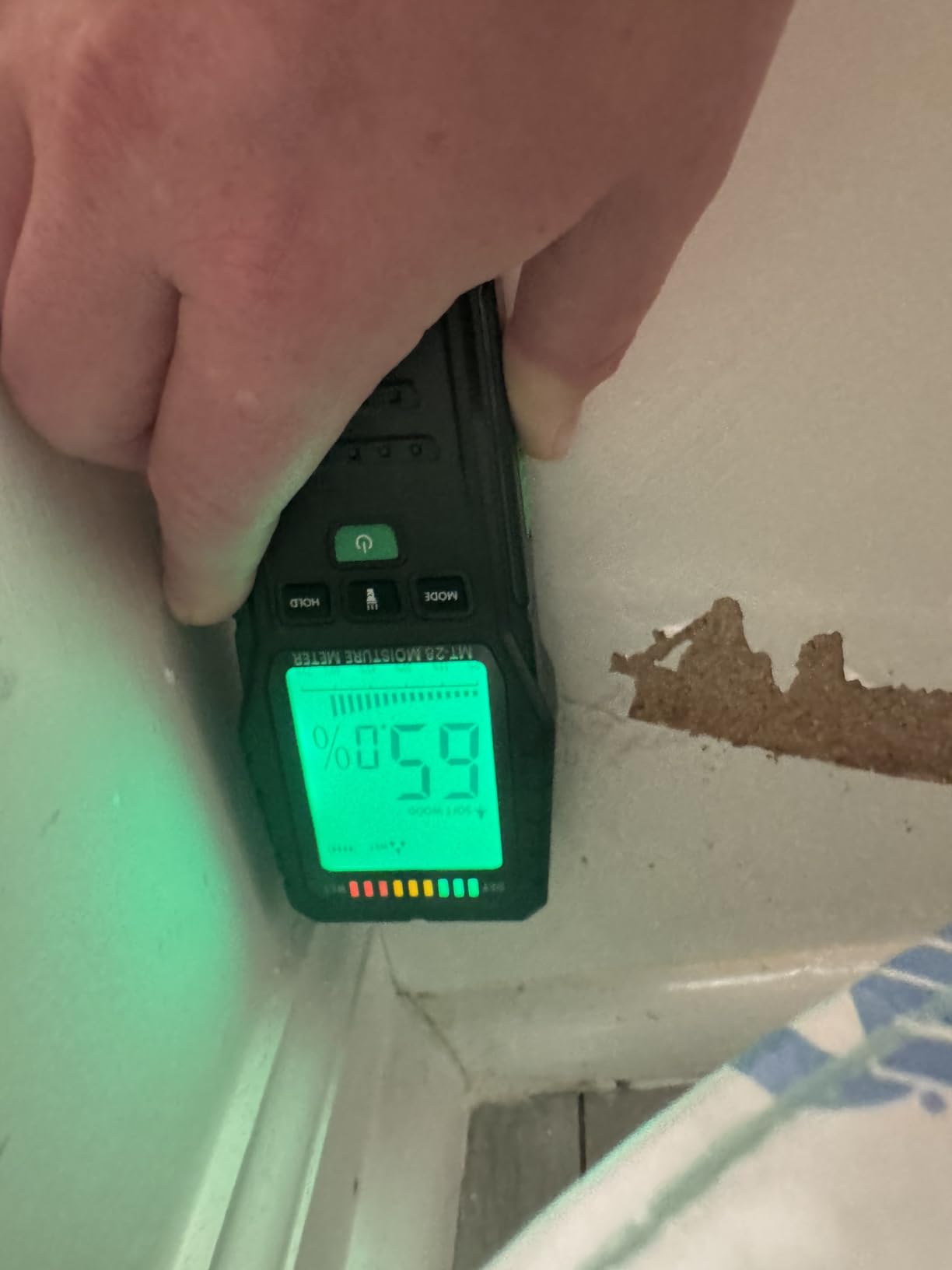 Pinless & Pin-Type Moisture Meter for Wood, Drywall & Concrete | Digital Moisture Tester, Audible Alarm, HOLD Function, Ideal for Firewood, Lumber, Home Inspections customer photo 1