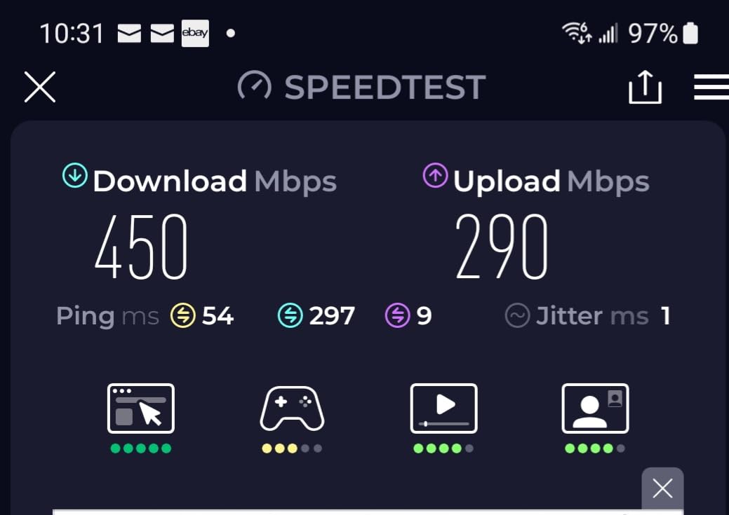 TP-Link Dual-Band BE6500 WiFi 7 Gaming Router Archer GE400 | 6-Stream 6.5 Gbps | 2 x 2.5G + 3 x 1G | Game Acceleration, Dedicated Gaming Port & Panel, RGB Lighting | Easymesh, Homeshield | No 6 GHz customer photo 2