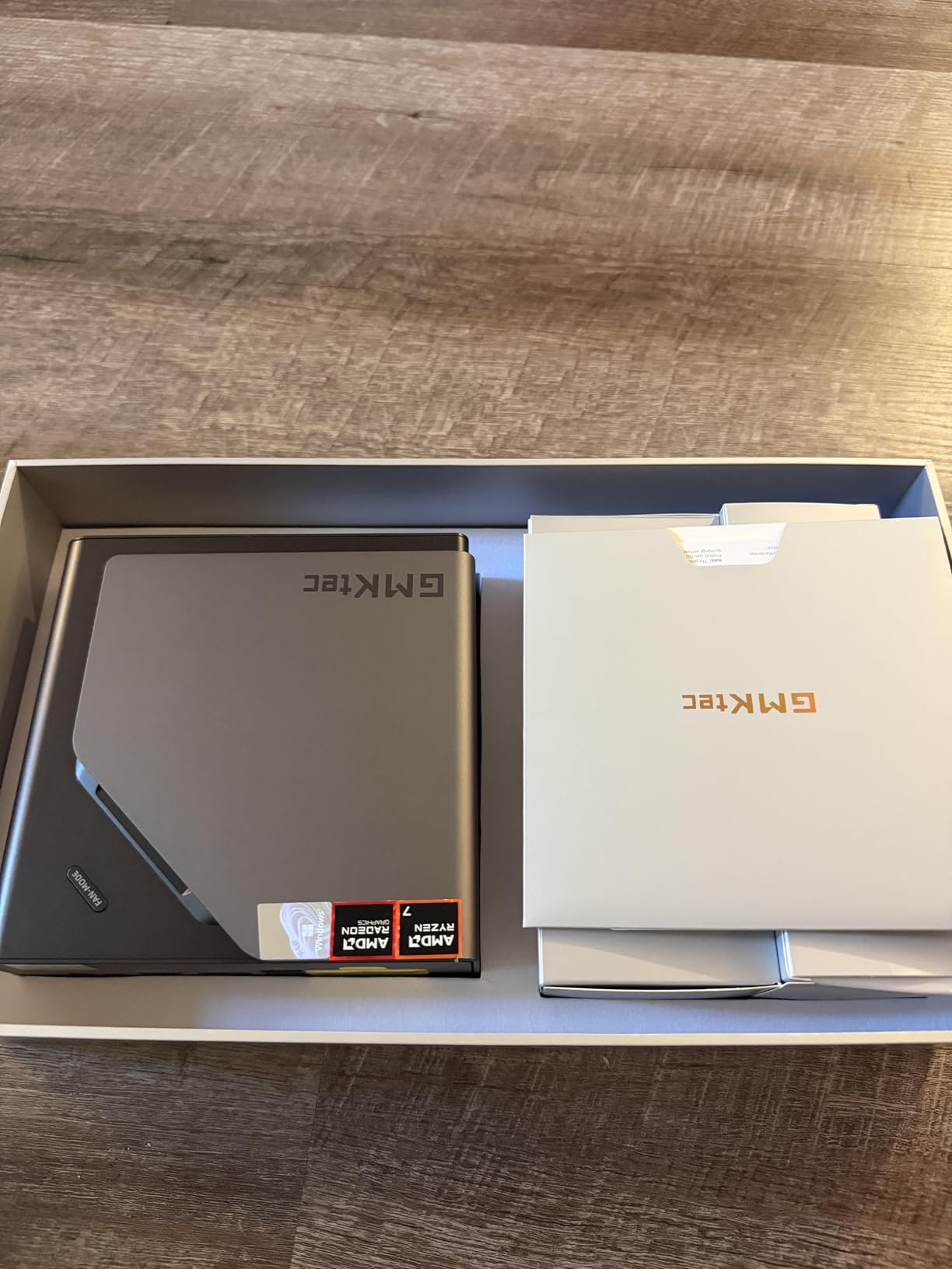 GMKtec Gaming PC Mini Computer, M7 Ultra Ryzen 7 PRO 6850U 32GB DDR5 RAM + 512GB Hard Drive PCle SSD Oculink Dual NIC LAN 2.5G Desktop, Dual USB4, HDMI 2.1, USB-C customer photo 1