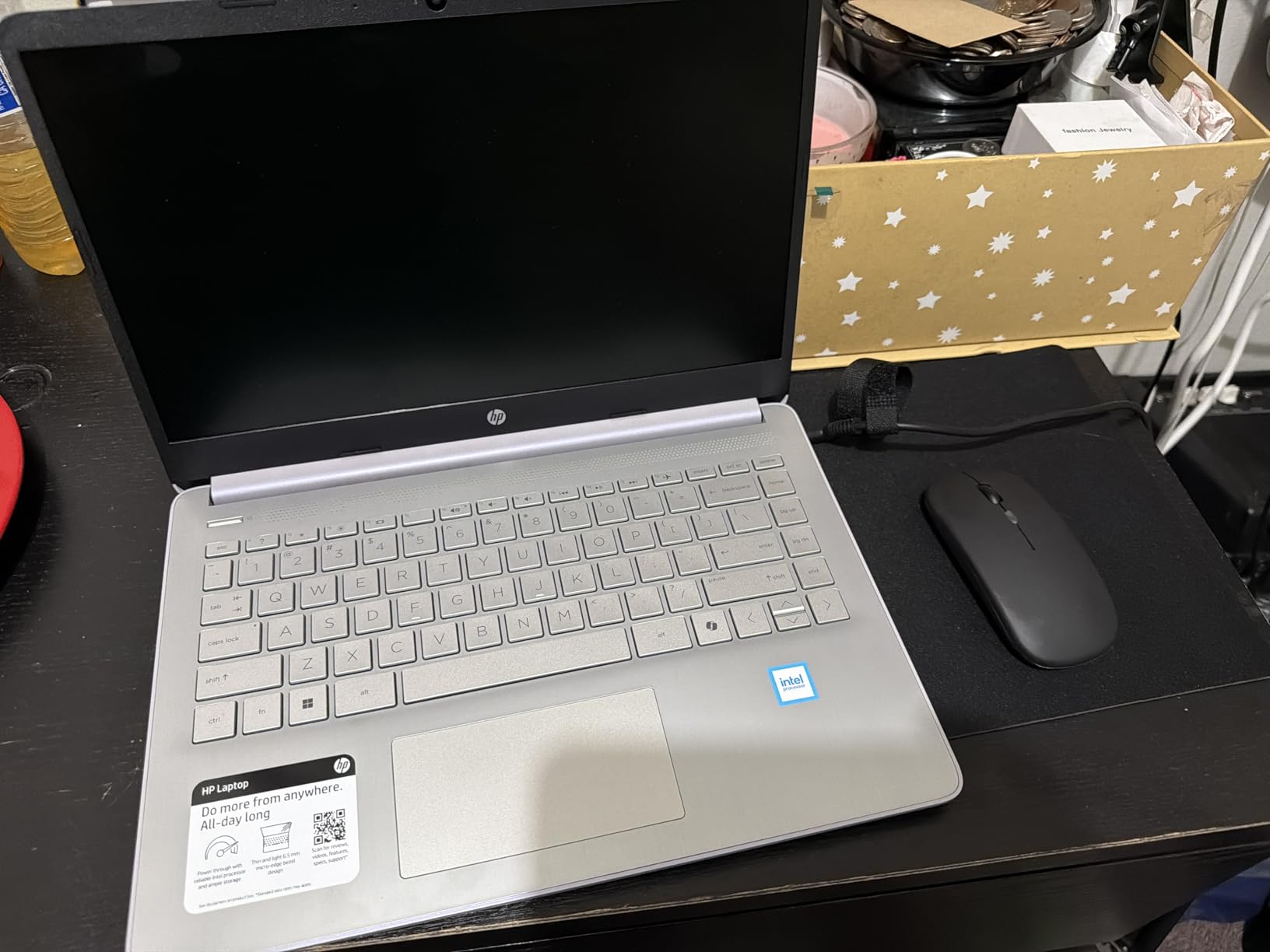 HP Ultrabook 14 Laptop Computer Business Study & Home 2025, Lifetime MS Office + Windows 11 Pro, Quad-Core Intel CPU, 16GB RAM & 628GB Storage (128GB UFS+500GB Ext), Wi-Fi 6, HubxcelAccessory, Silver customer photo 1