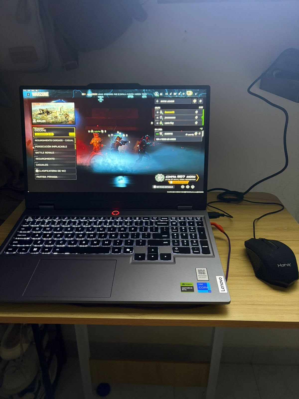 Lenovo Legion LOQ AI-Powered Gaming Laptop - Intel Core i7-13650HX, 15.6