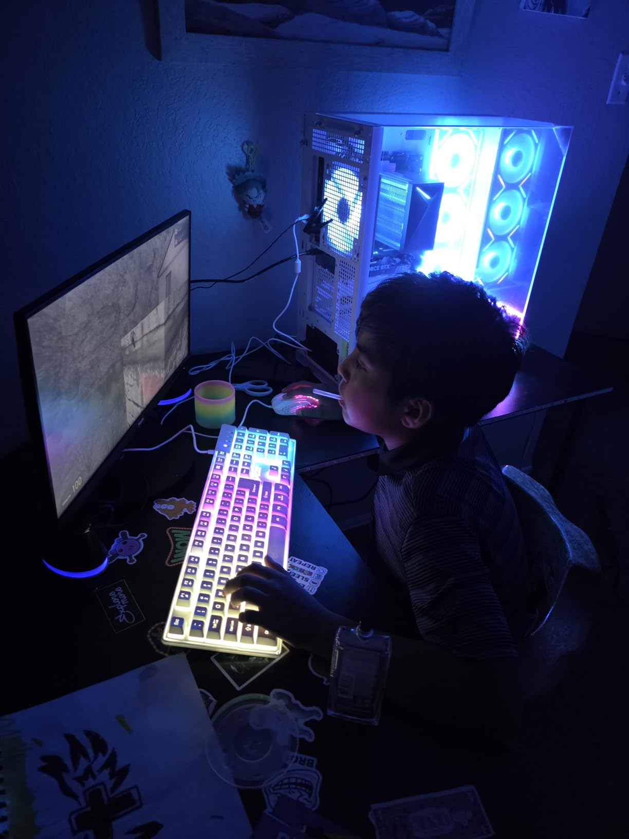 Skytech Gaming Archangel 5 Gaming PC, Intel i5 14400F 2.5GHz, NVIDIA RTX 5060, 1TB NVMe SSD, 16GB DDR5 RAM 6000, 750W Gold PSU, Wi-Fi, Win 11, Desktop customer photo 2