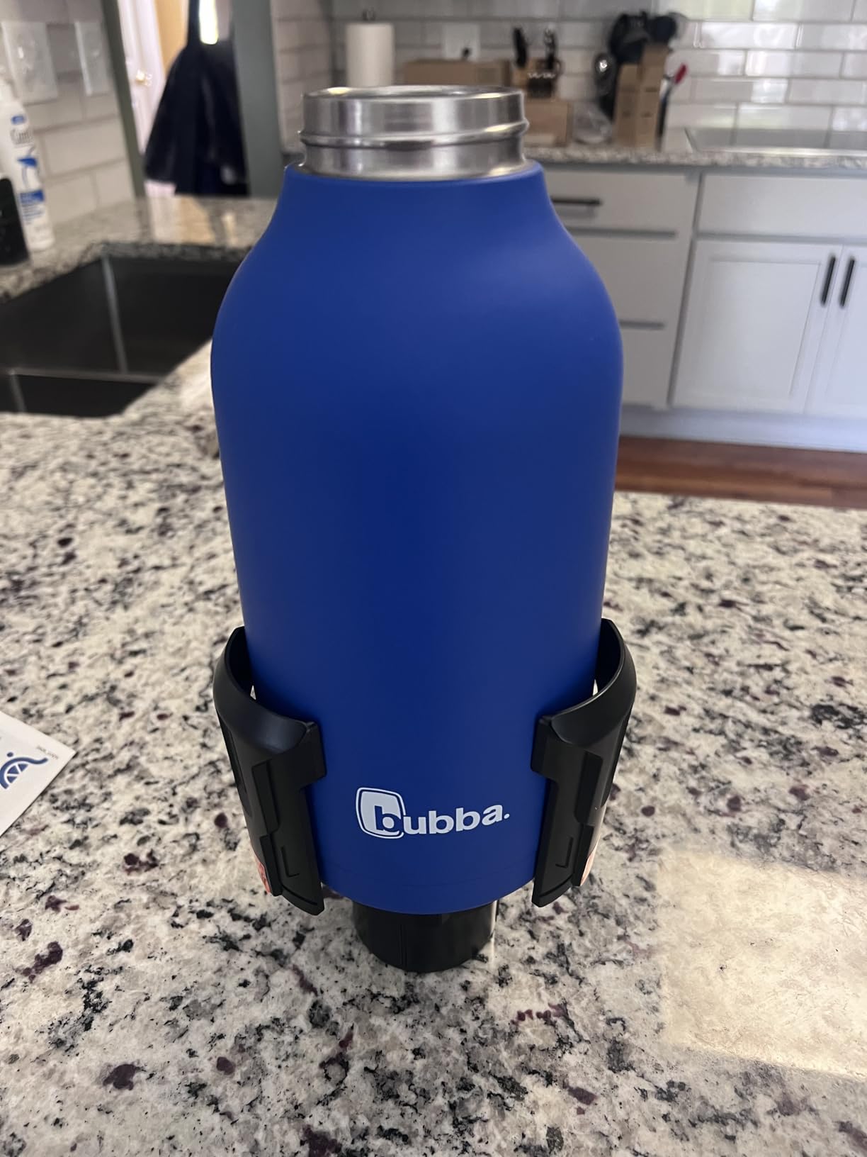 Cup Holder Expander (Adjustable Holder & Base, Auto-Fit Hold, One Button Open), Car Cup Holder Expander for Yeti, Hydro Flask, Nalgene, Owala, Bottles in 2.6