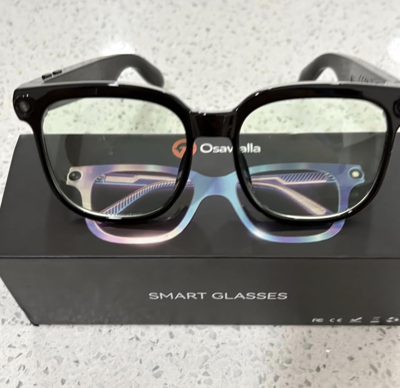 AI Smart Glasses with Camera, 1080P EIS Video, Bluetooth Music customer photo 1