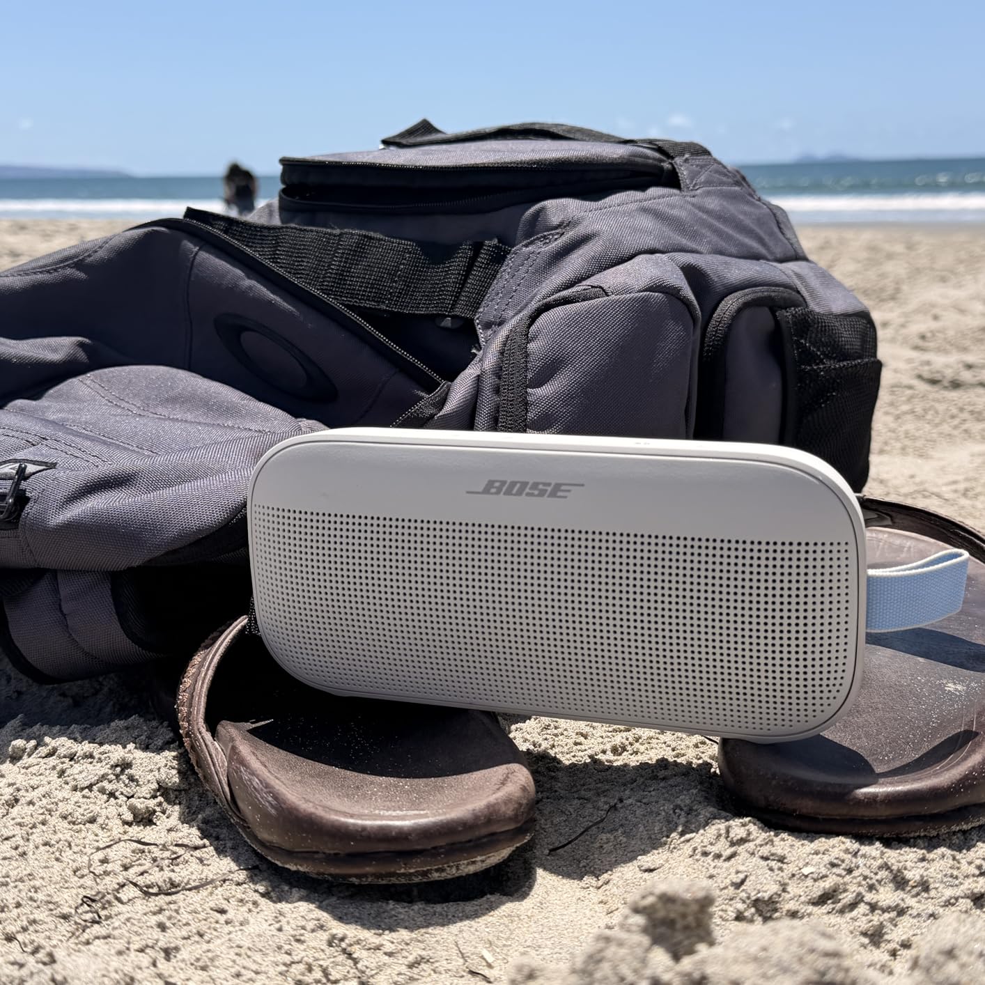 Bose SoundLink Flex Bluetooth Speaker (2nd Gen) - Portable Outdoor Speaker with Hi-Fi Audio, Waterproof and Dustproof, USB-C, Up to 12 Hours Battery Life, Sunset Peach - Limited Edition Color customer photo 2